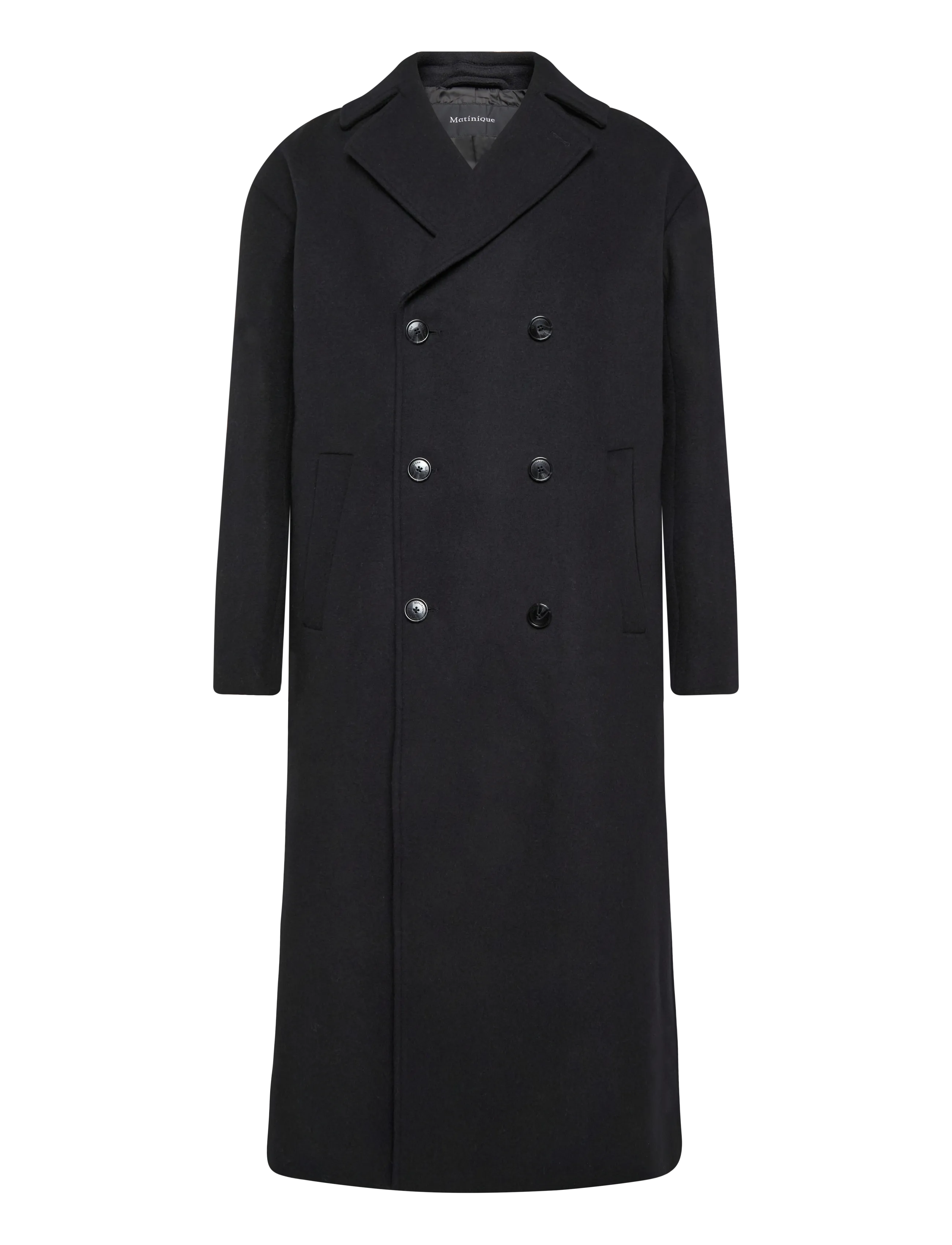 Matinique - MABullmer Long - uldfrakker - black - 1