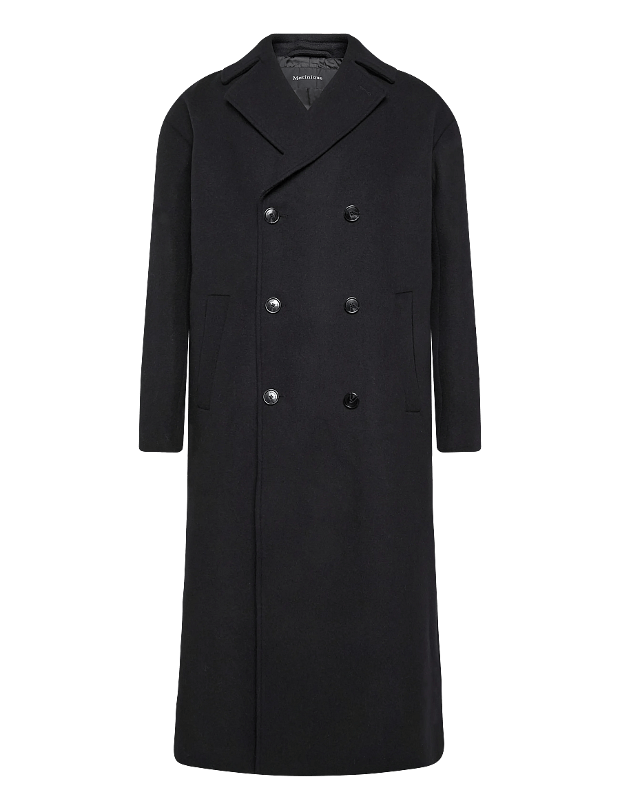 Matinique - MABullmer Long - uldfrakker - black - 1