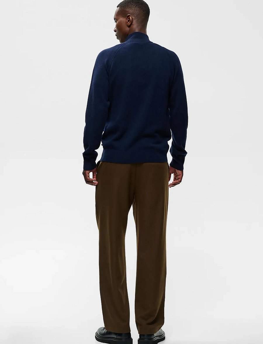 Matinique - MAhellson Z - pullover mit halbem reißverschluss - navy blazer - 4