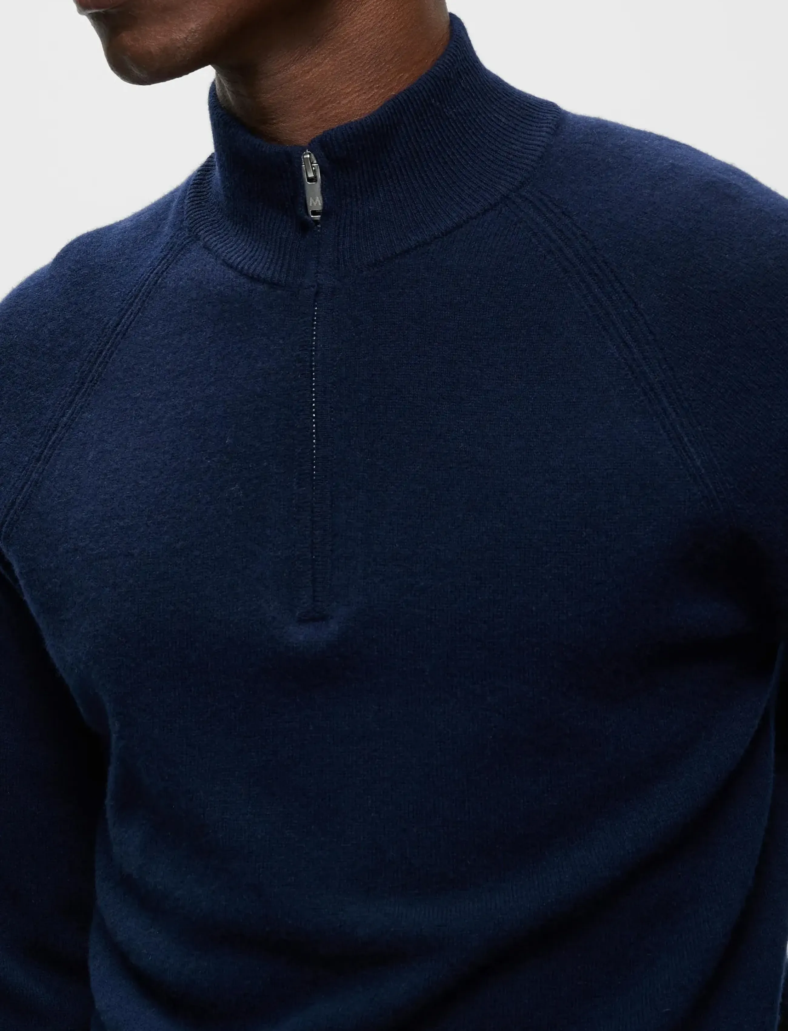 Matinique - MAhellson Z - pullover mit halbem reißverschluss - navy blazer - 5