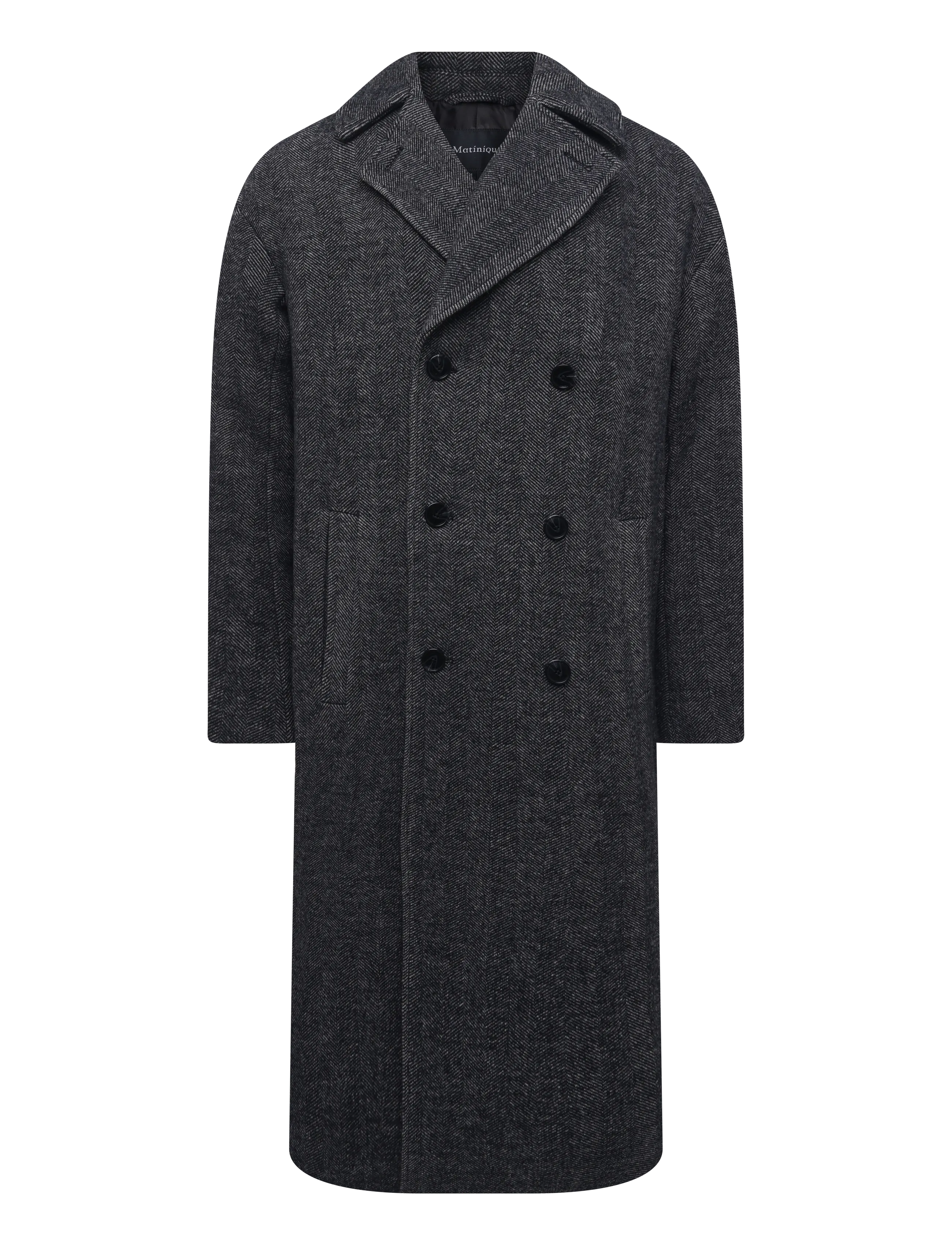 Matinique - MABullmer Long - vinterjackor - medium grey melange - 1