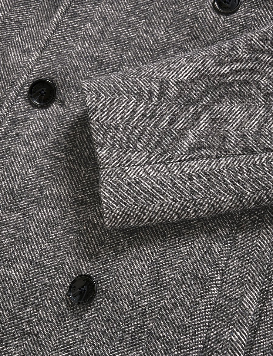 Matinique - MABullmer Long - uldfrakker - medium grey melange - 5