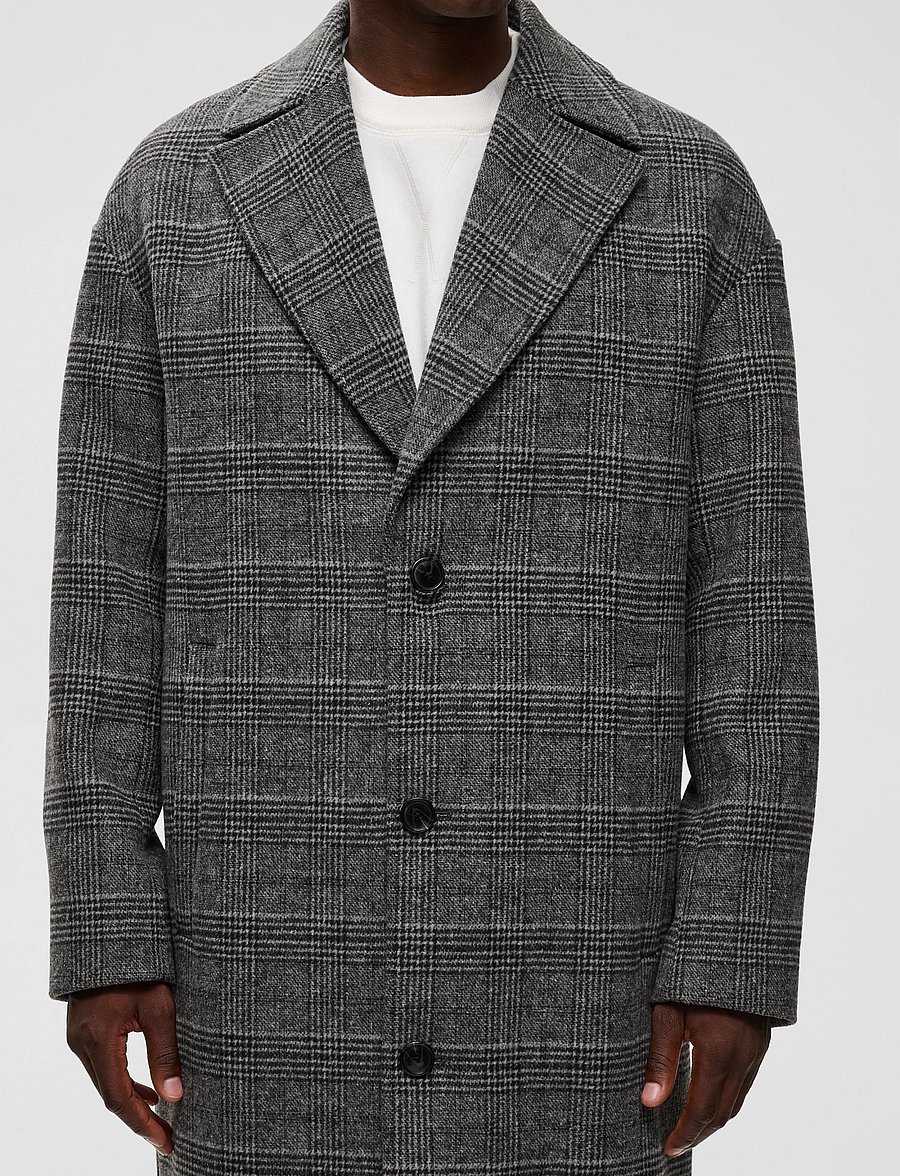 Matinique - MAlancasters long - uldfrakker - medium grey melange - 4