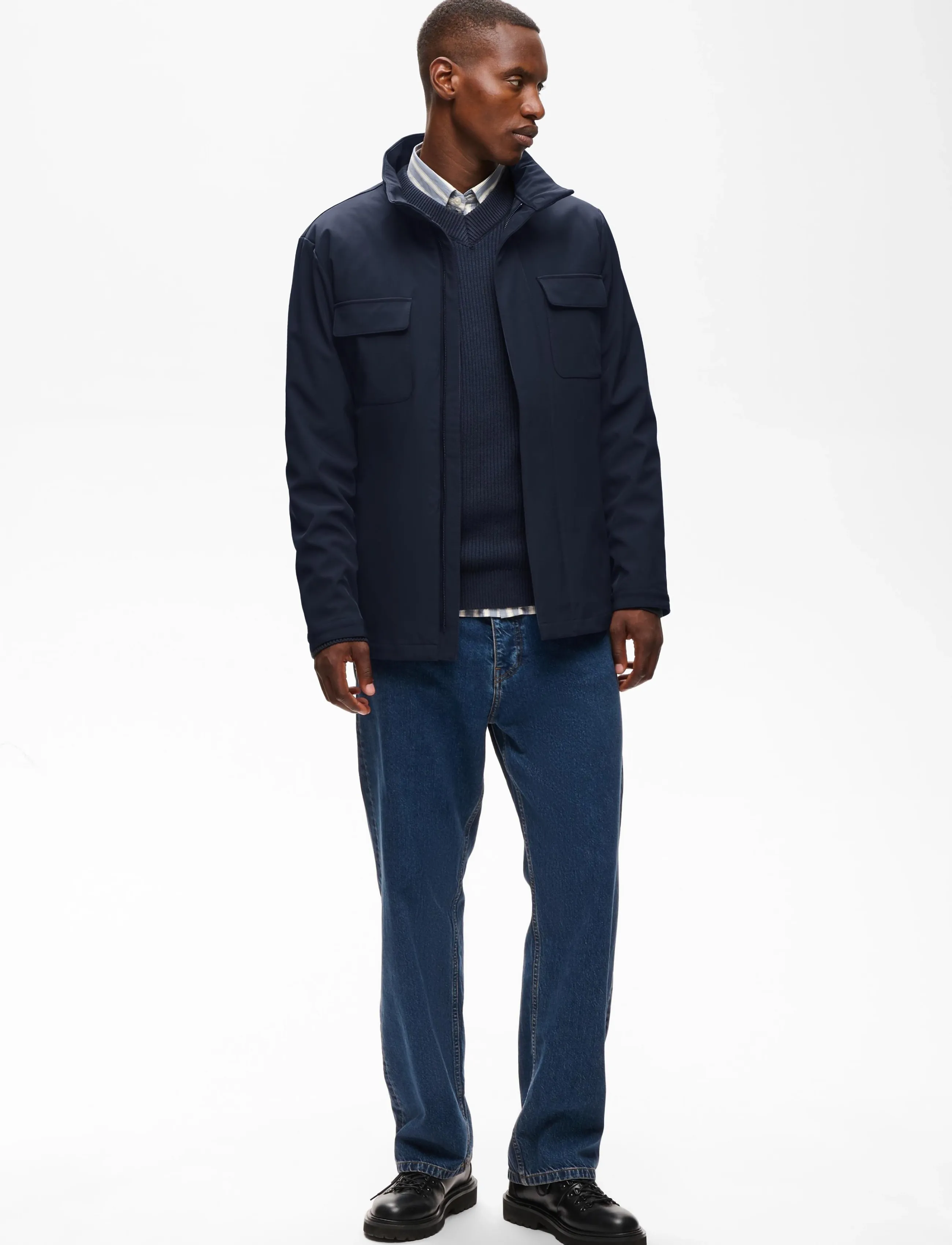 Matinique - MABuhre - herbstjacken - dark navy - 2