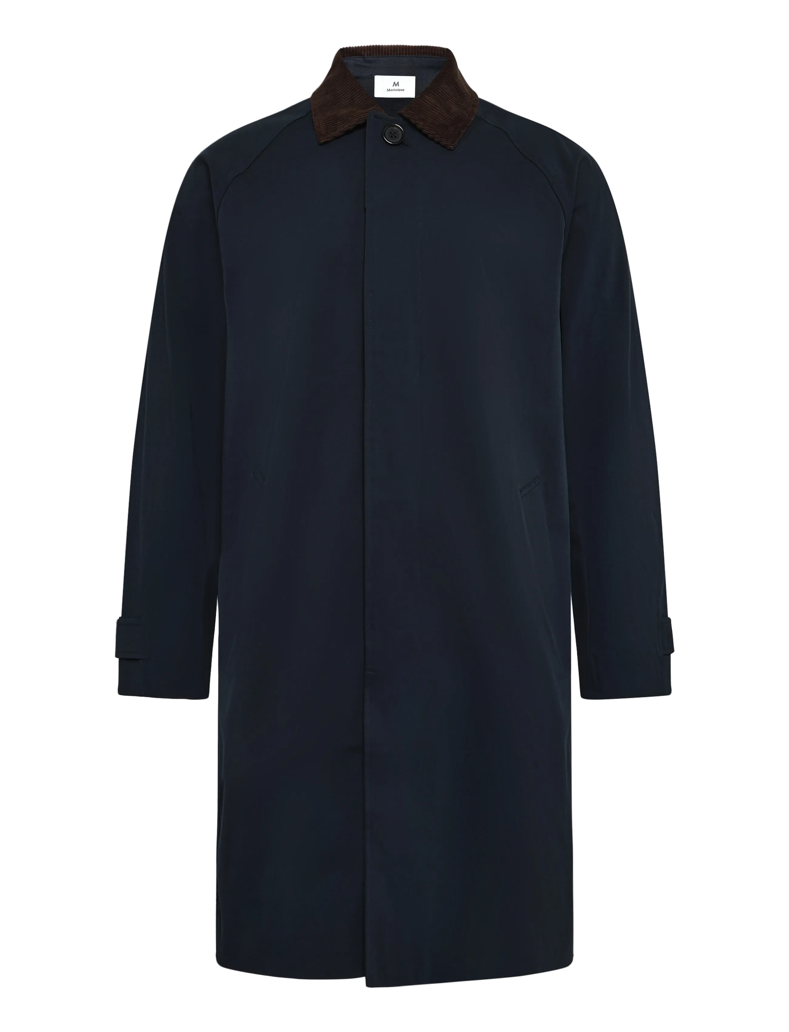 Matinique - MAelijah cord 73 - leichte mäntel - dark navy - 1