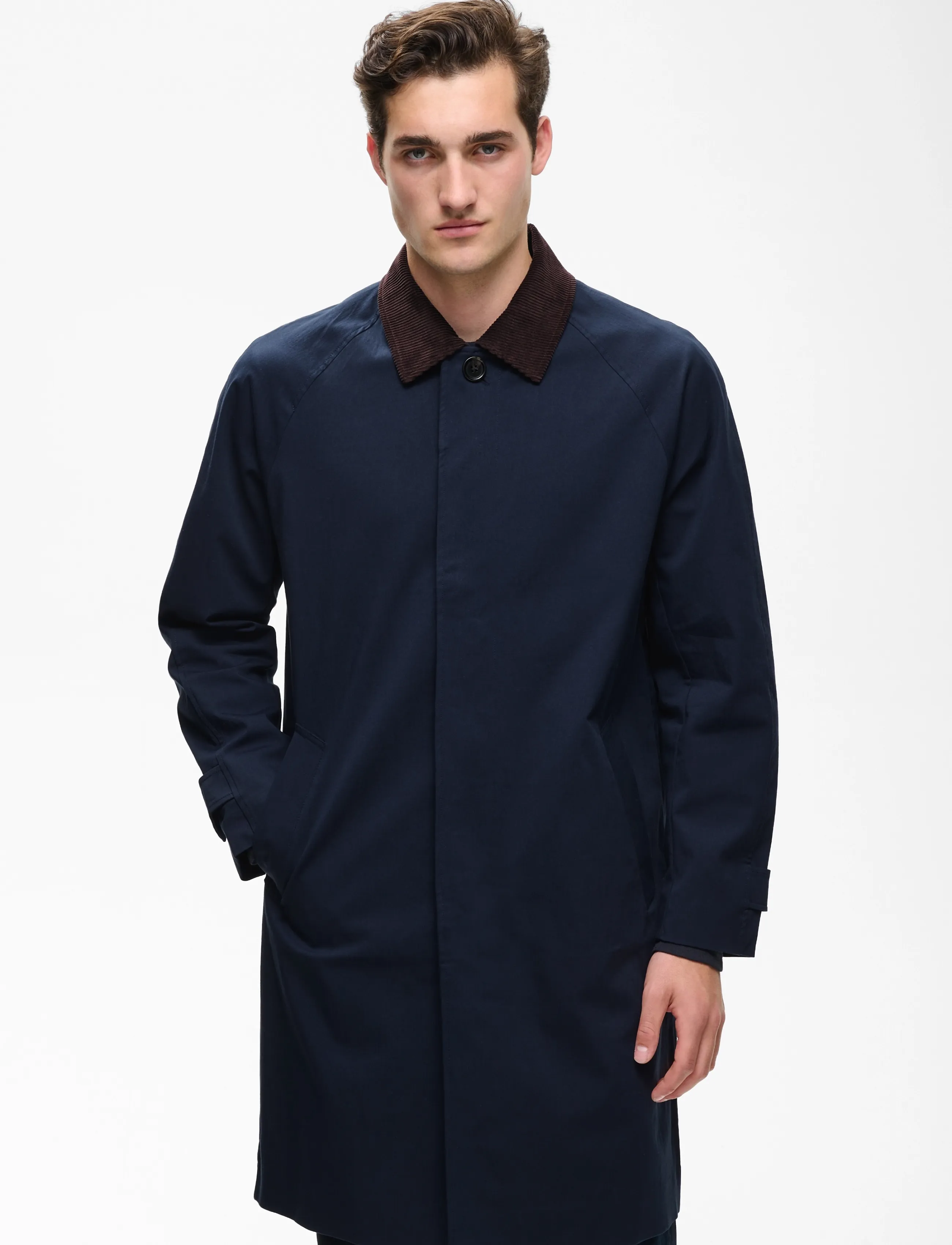 Matinique Maelijah Cord 73, XL, Coats, Marineblau - Light Männerswear