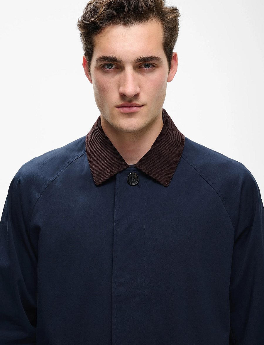 Matinique - MAelijah cord 73 - lette frakker - dark navy - 4