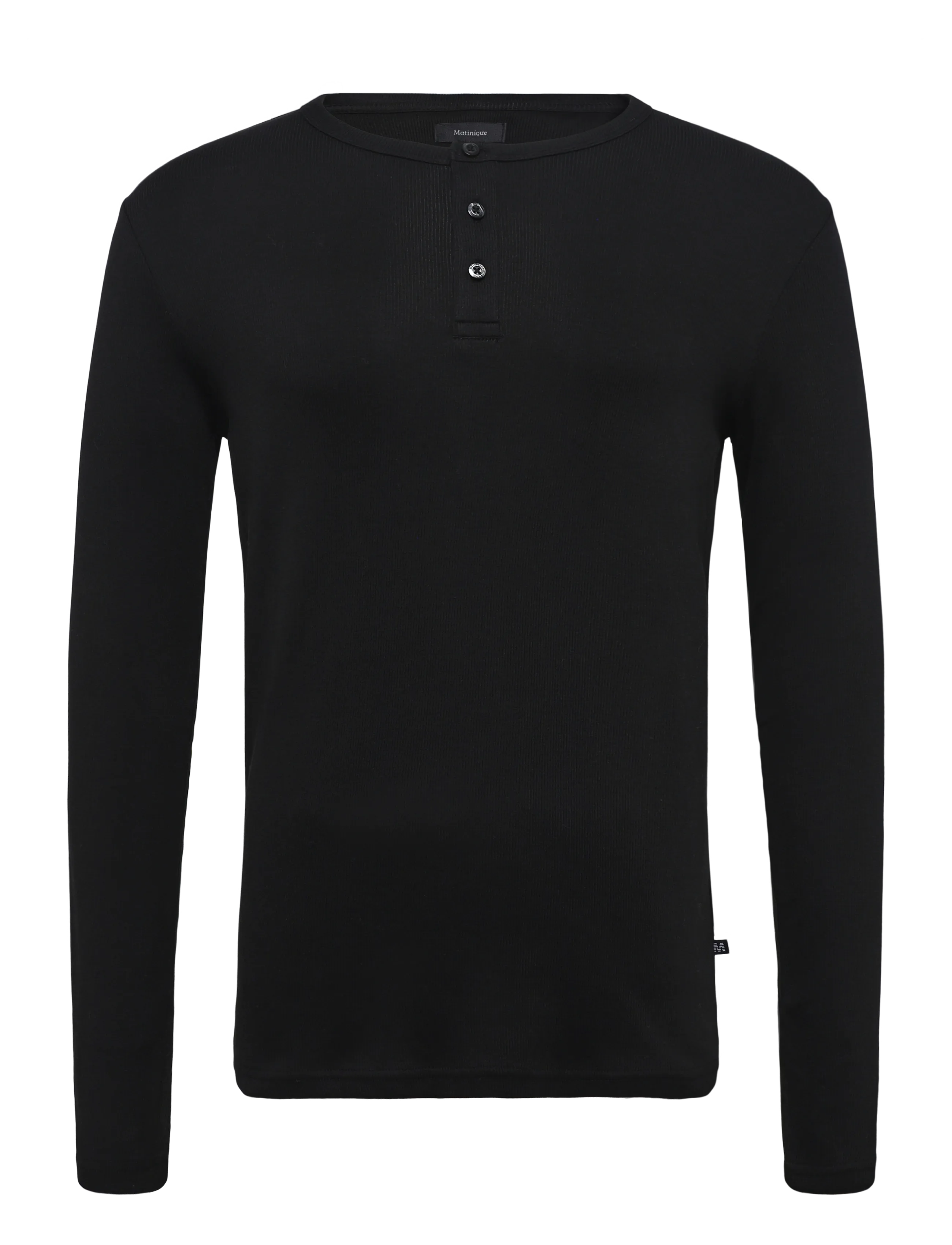 Matinique - MAHenley - pikkade varrukatega t-särgid - black - 1