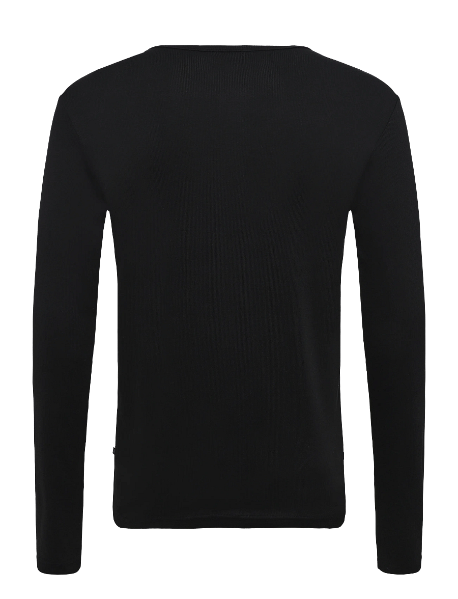 Matinique - MAHenley - pikkade varrukatega t-särgid - black - 2