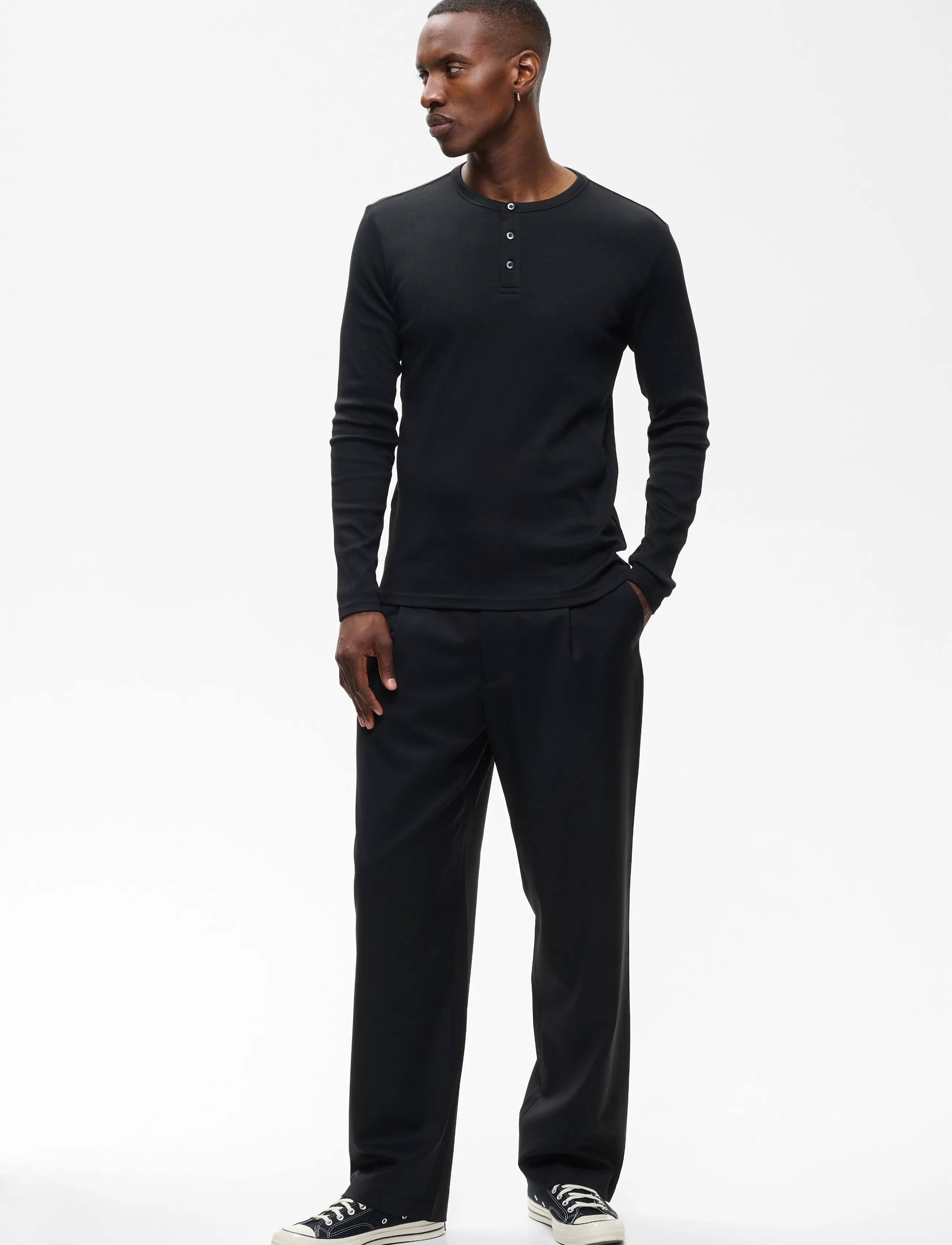 Matinique - MAHenley - langærmede t-shirts - black - 2