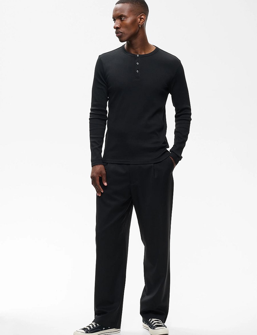 Matinique - MAHenley - langärmelige t-shirts - black - 2
