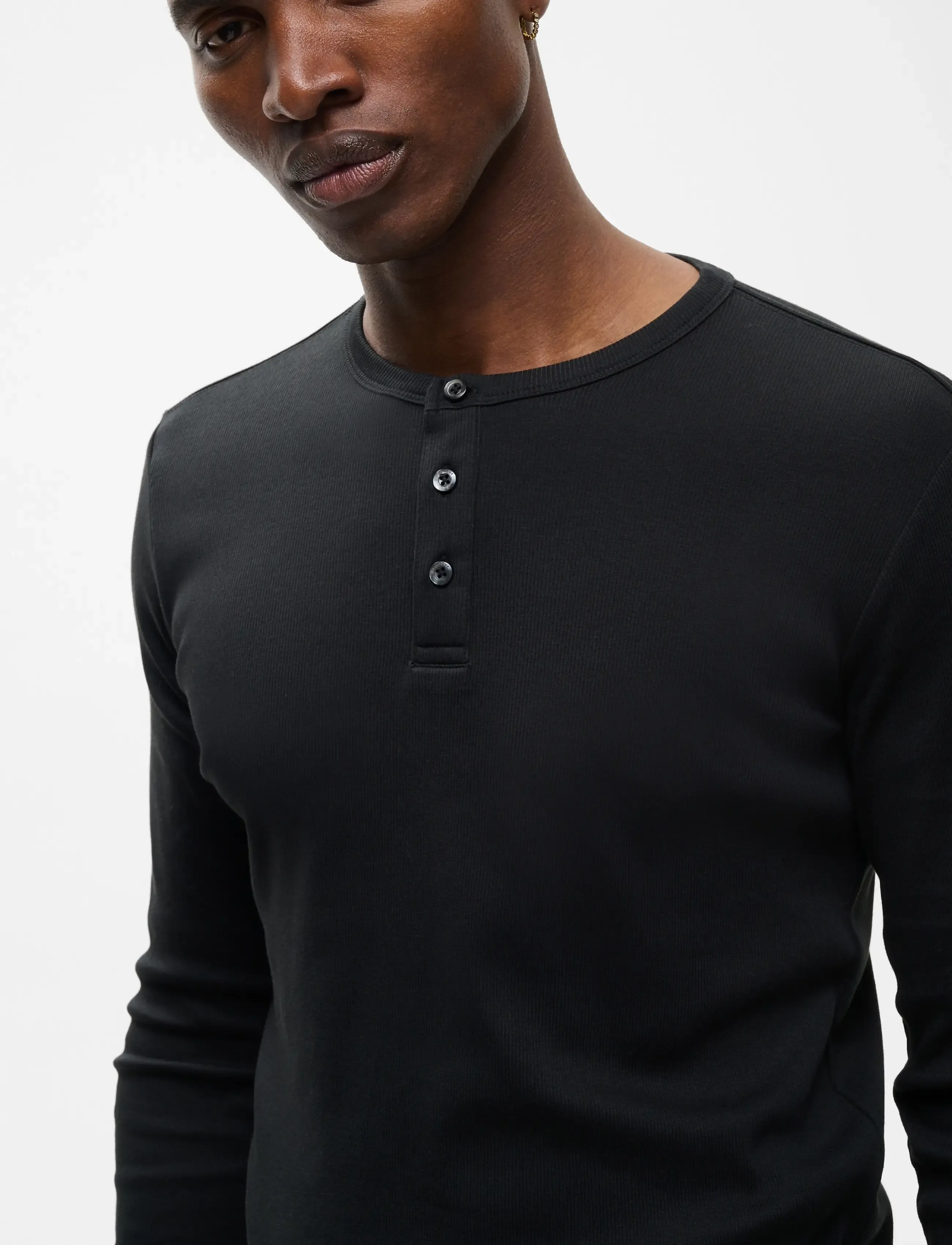 Matinique - MAHenley - langærmede t-shirts - black - 4
