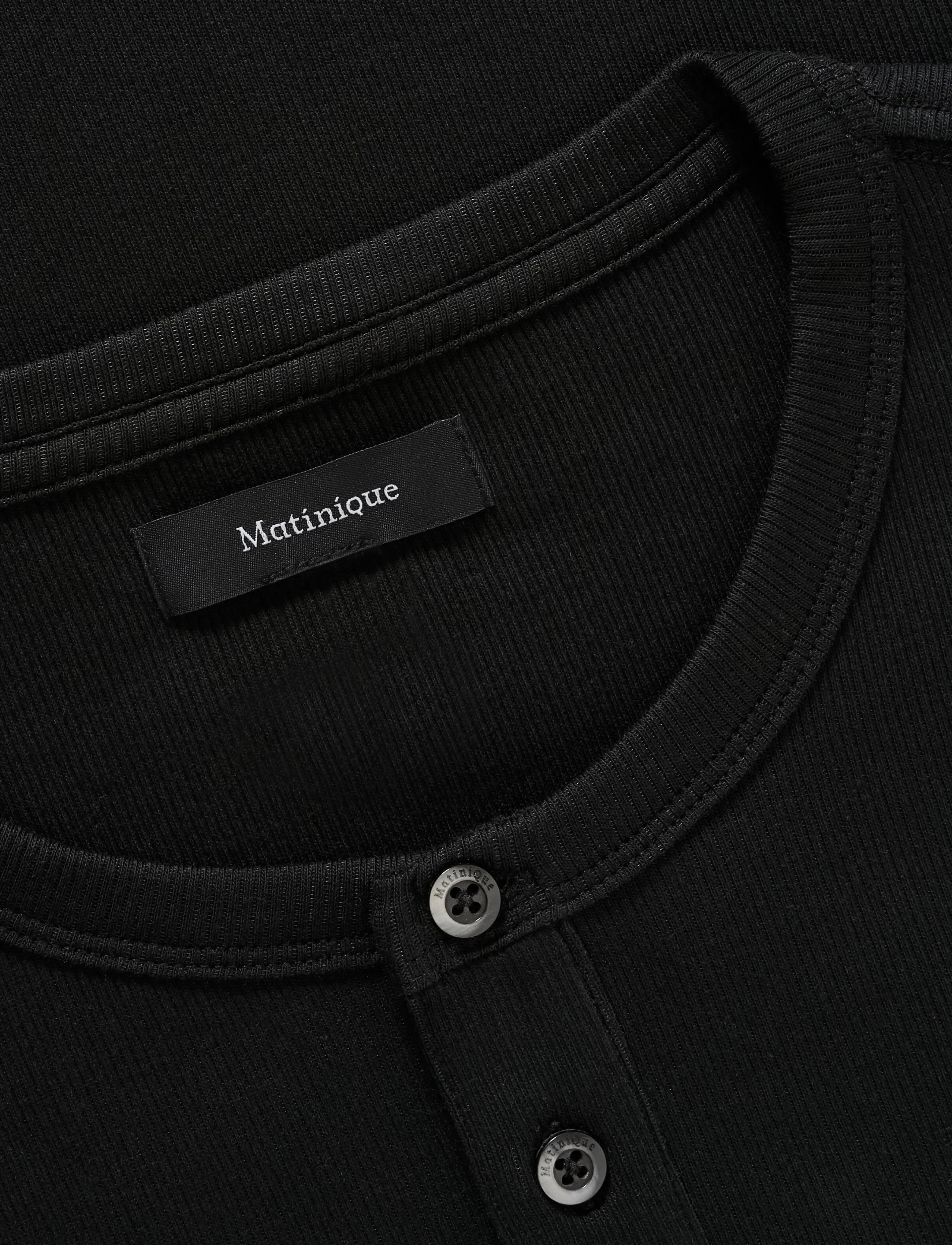 Matinique - MAHenley - langærmede t-shirts - black - 5