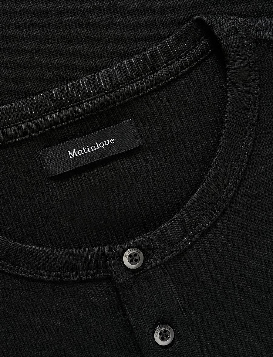Matinique - MAHenley - langärmelige t-shirts - black - 5