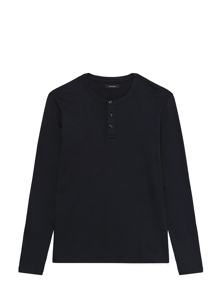 Matinique - MAHenley - langärmelige t-shirts - dark navy - 1