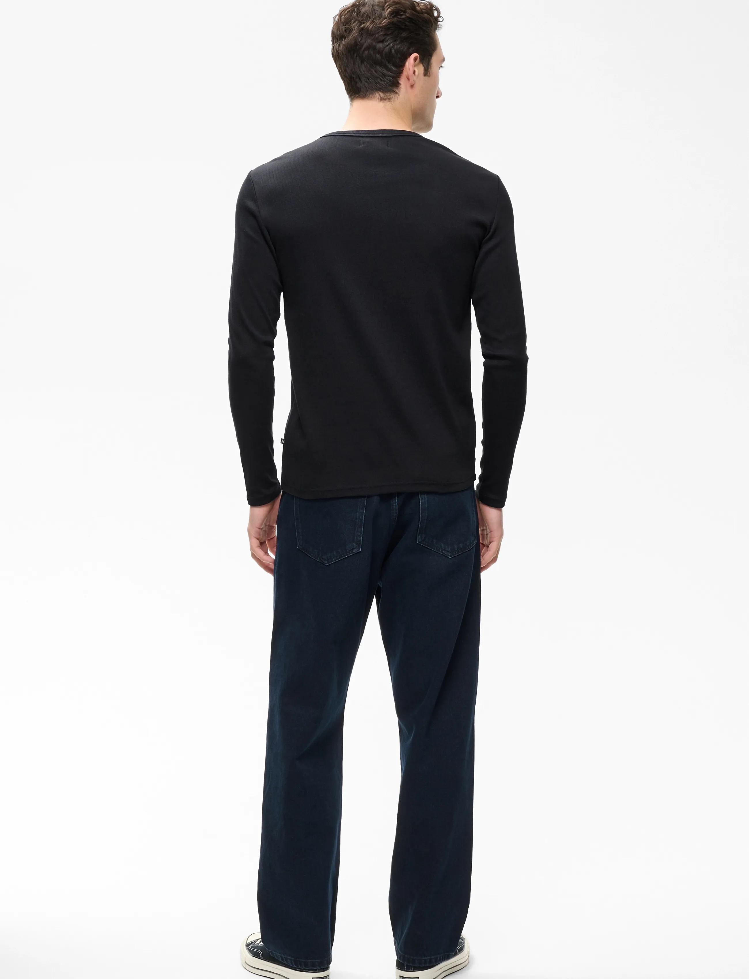 Matinique - MAHenley - langærmede t-shirts - dark navy - 3