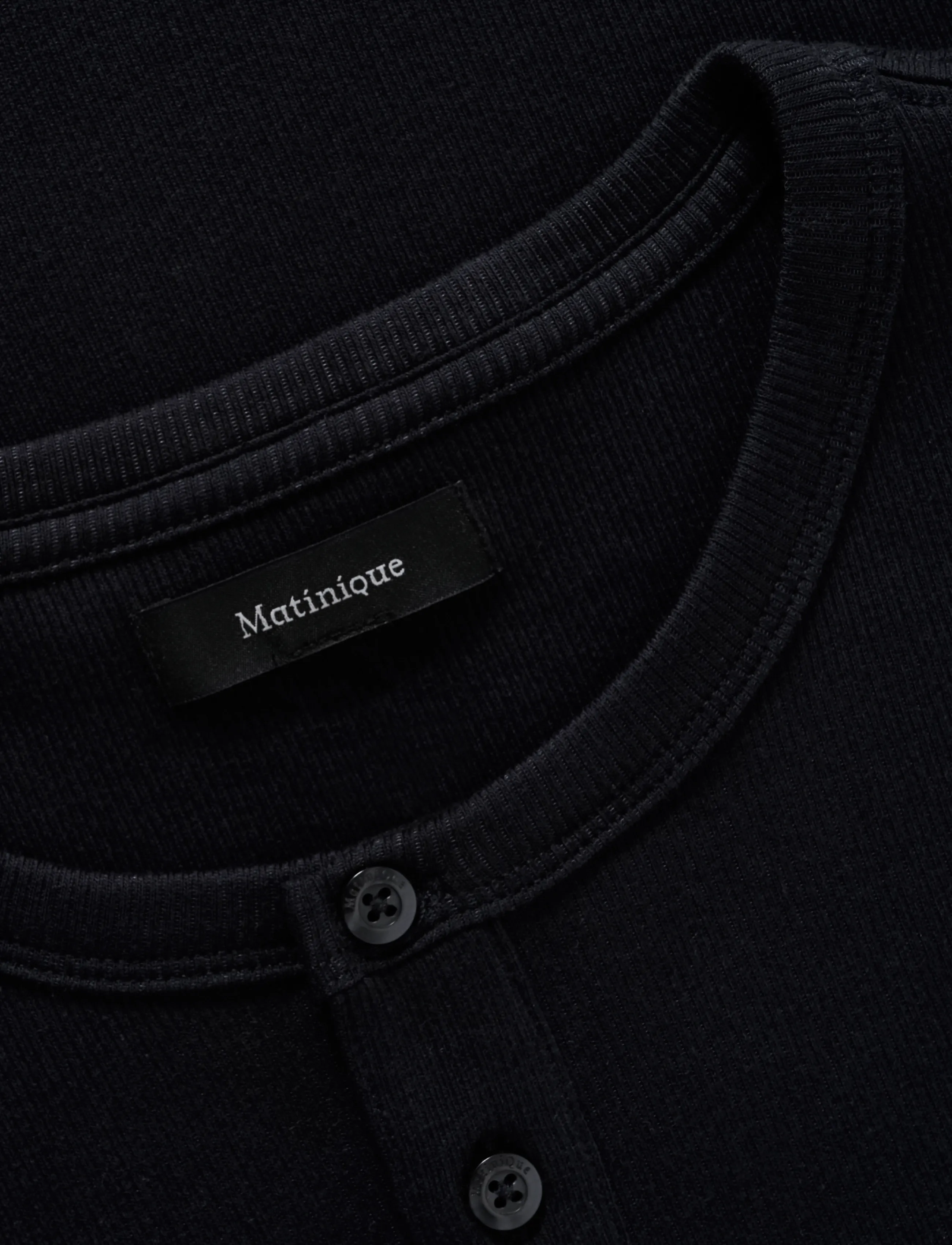 Matinique - MAHenley - langærmede t-shirts - dark navy - 5