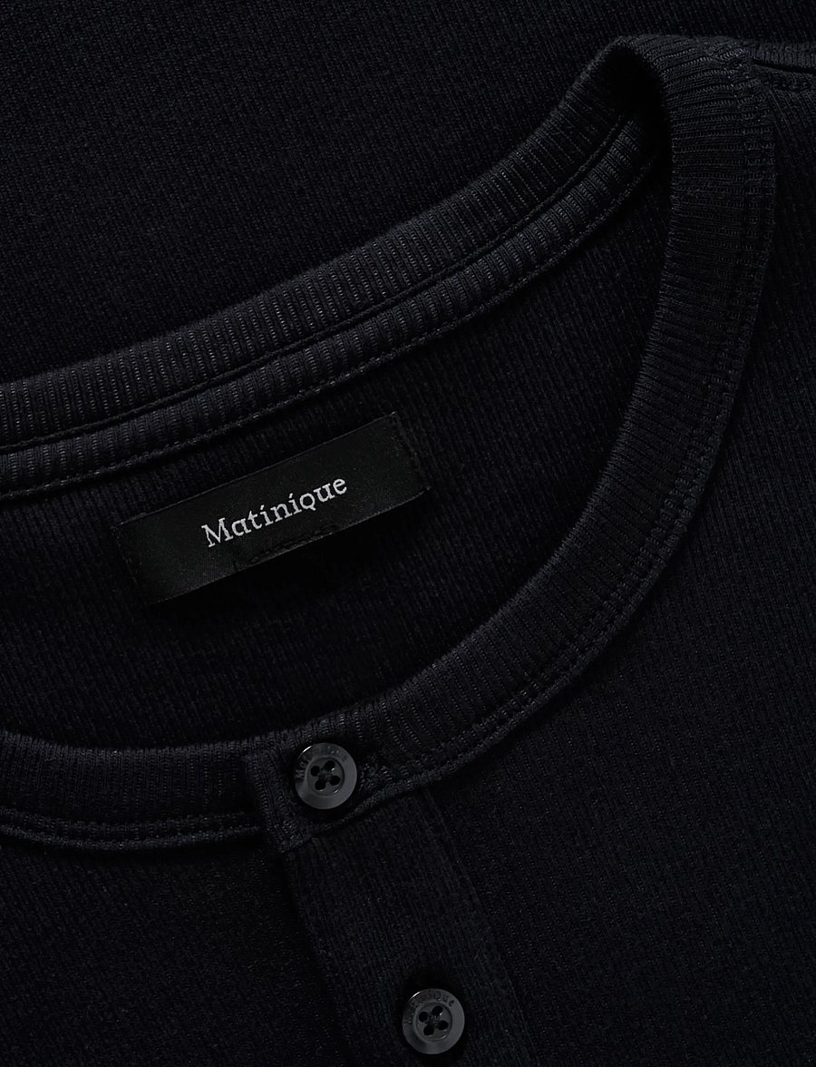 Matinique - MAHenley - langärmelige t-shirts - dark navy - 5