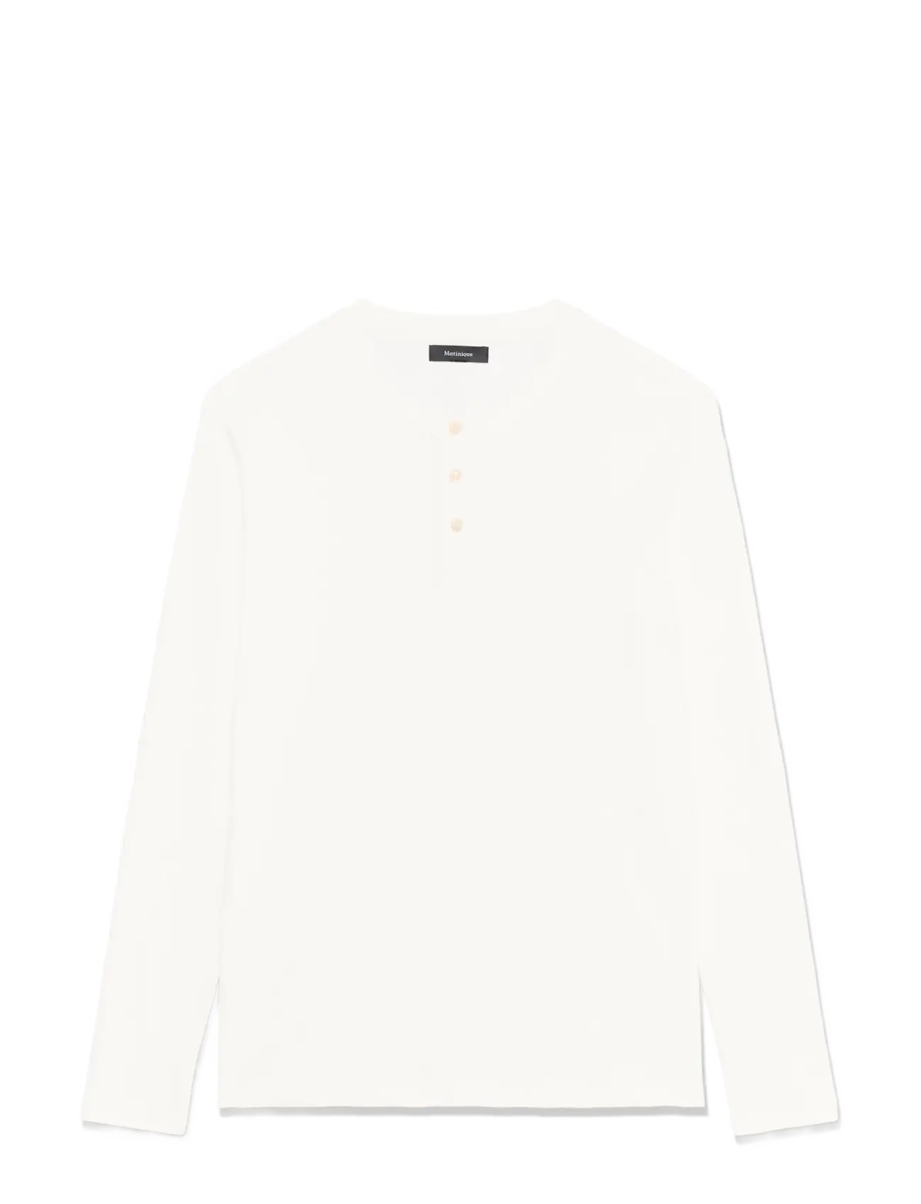 Matinique - MAHenley - langærmede t-shirts - off white - 1