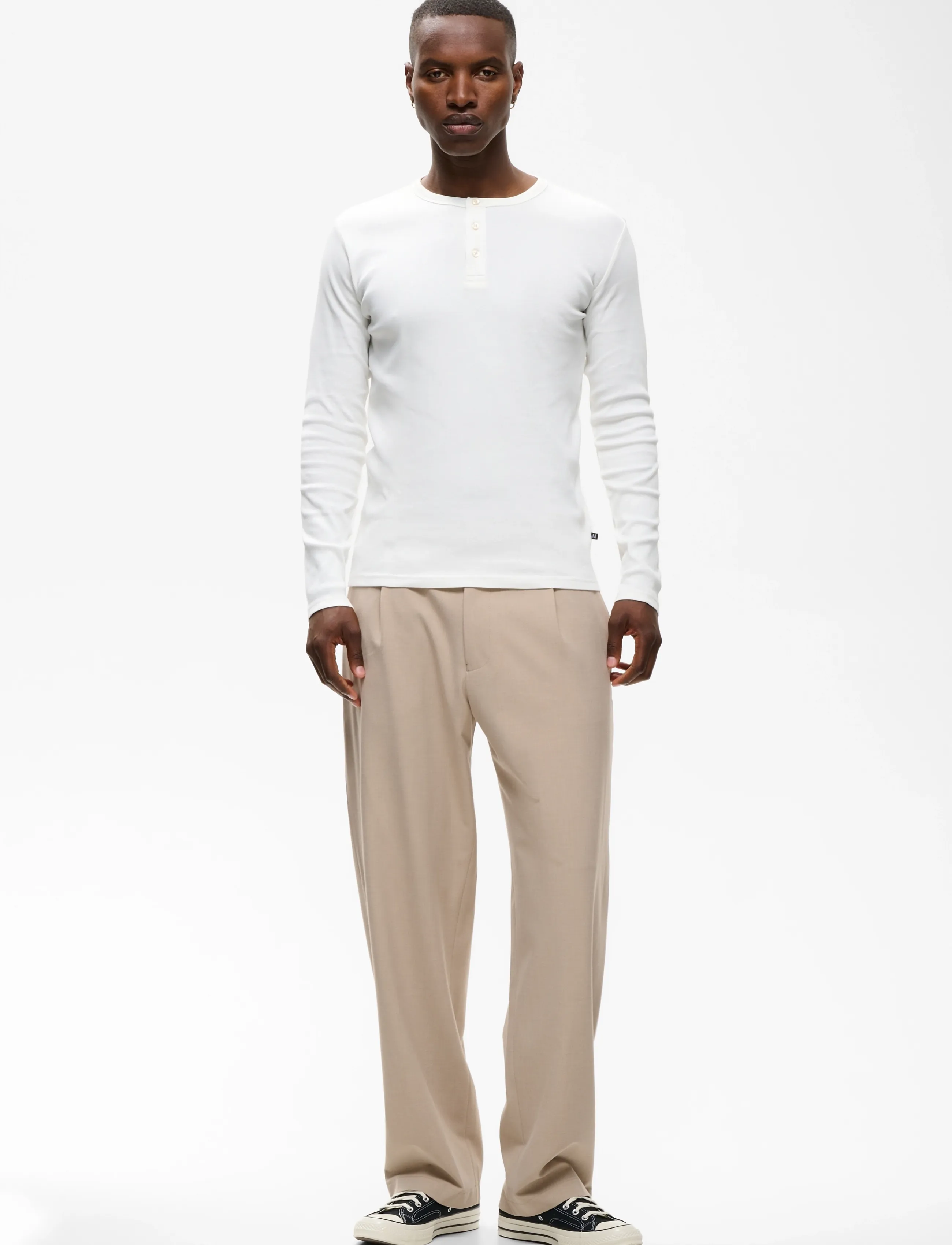 Matinique - MAHenley - langærmede t-shirts - off white - 2