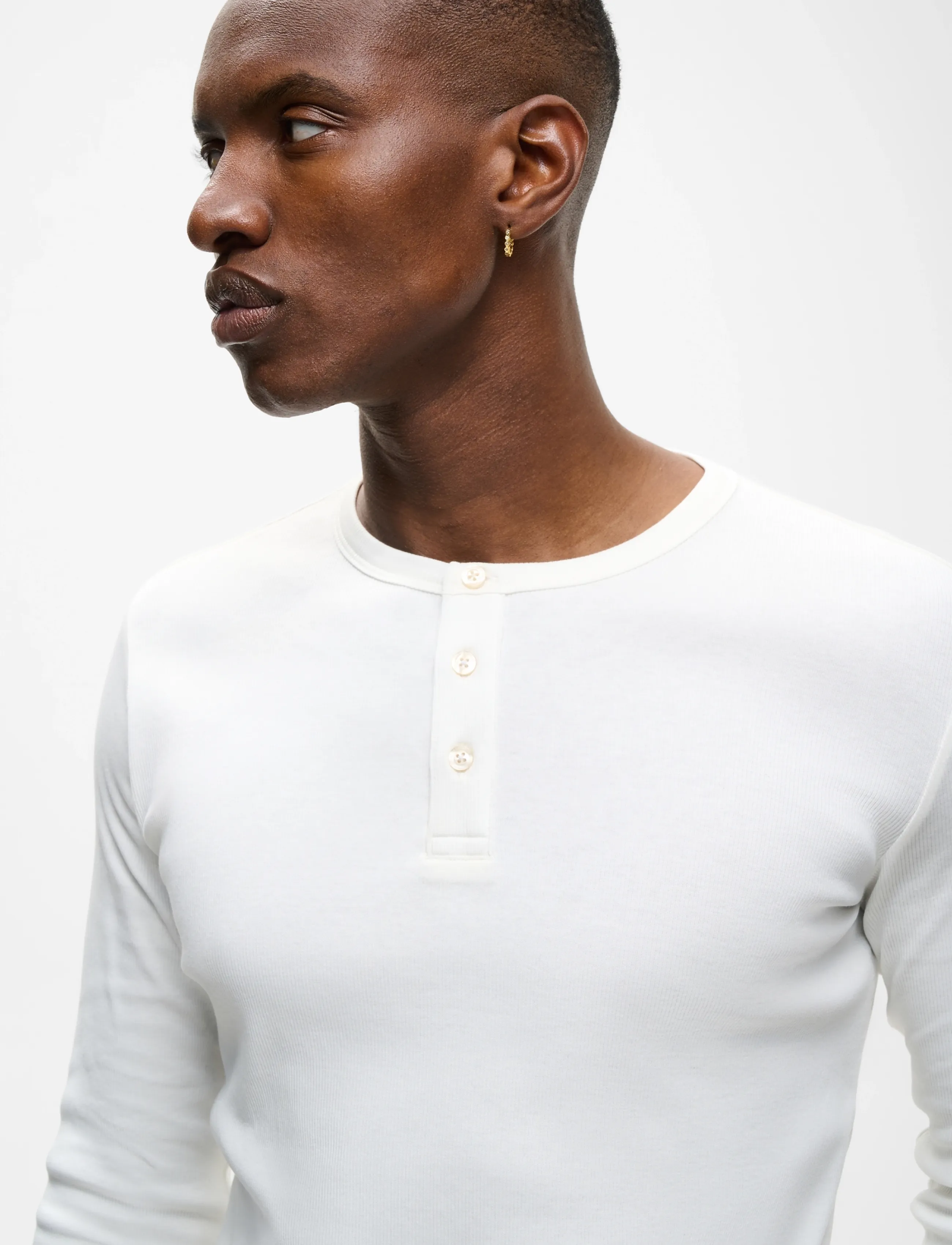 Matinique - MAHenley - langærmede t-shirts - off white - 4