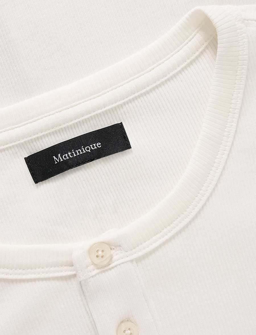 Matinique - MAHenley - langärmelige t-shirts - off white - 5