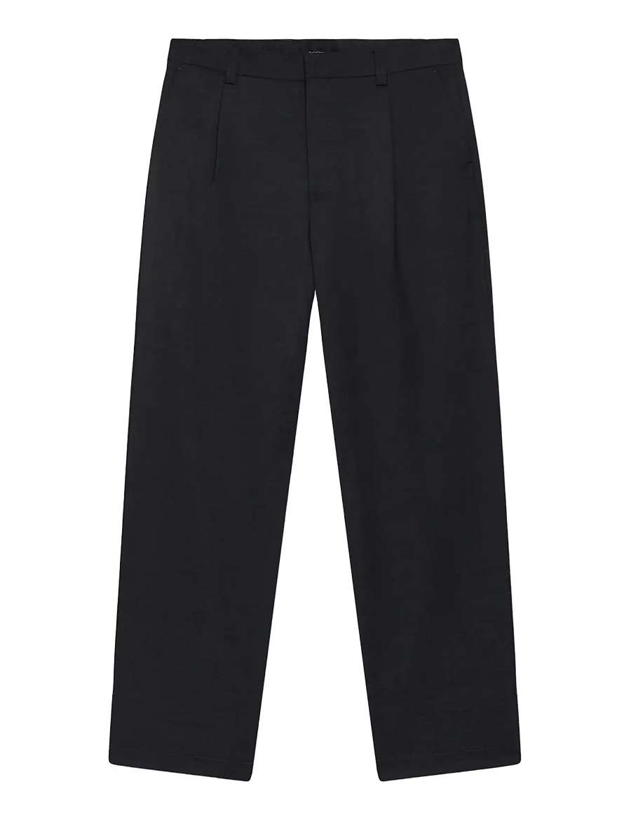 Matinique - MAchino Pleat Pant - casual byxor - forged iron - 1