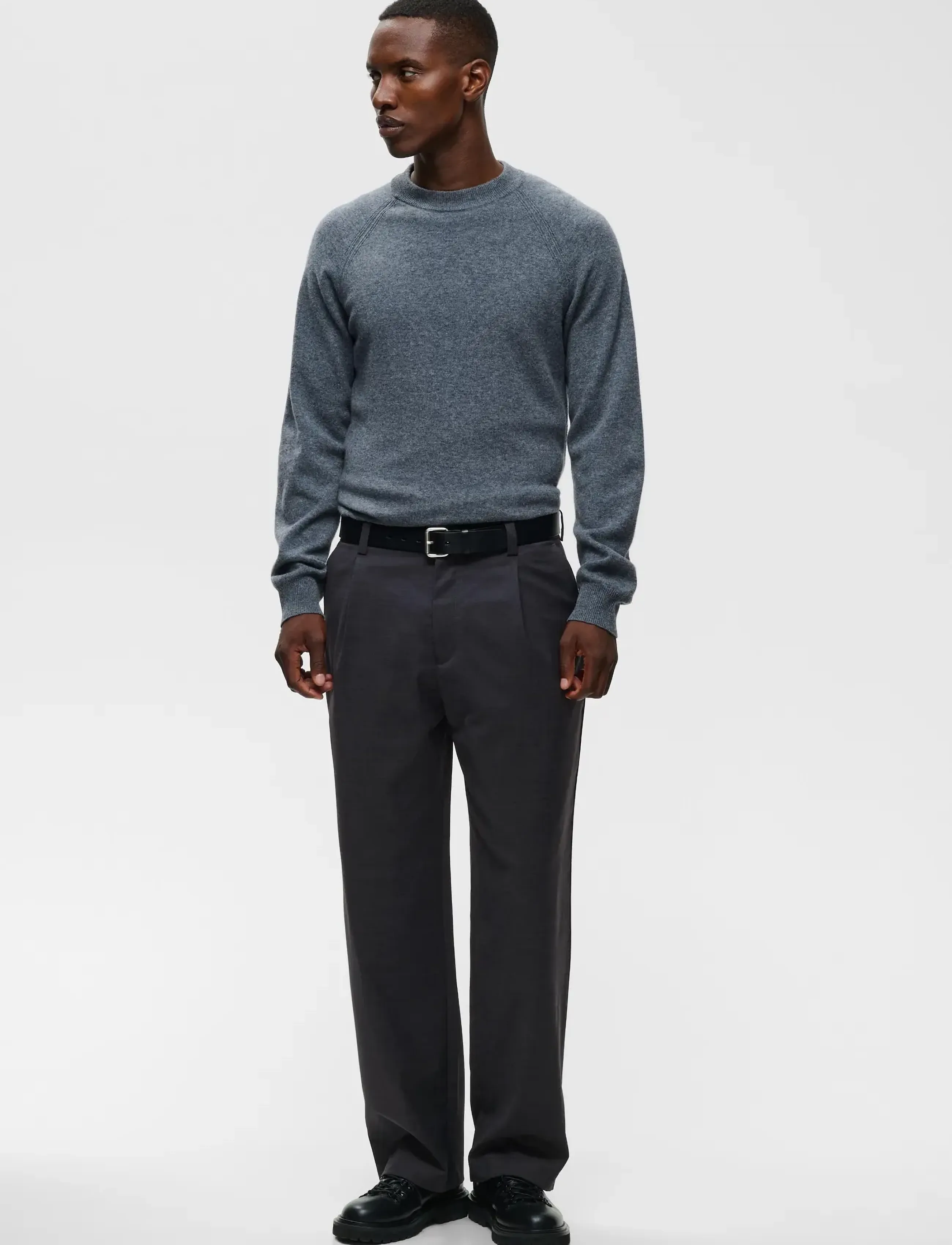 Matinique - MAchino Pleat Pant - casual byxor - forged iron - 2
