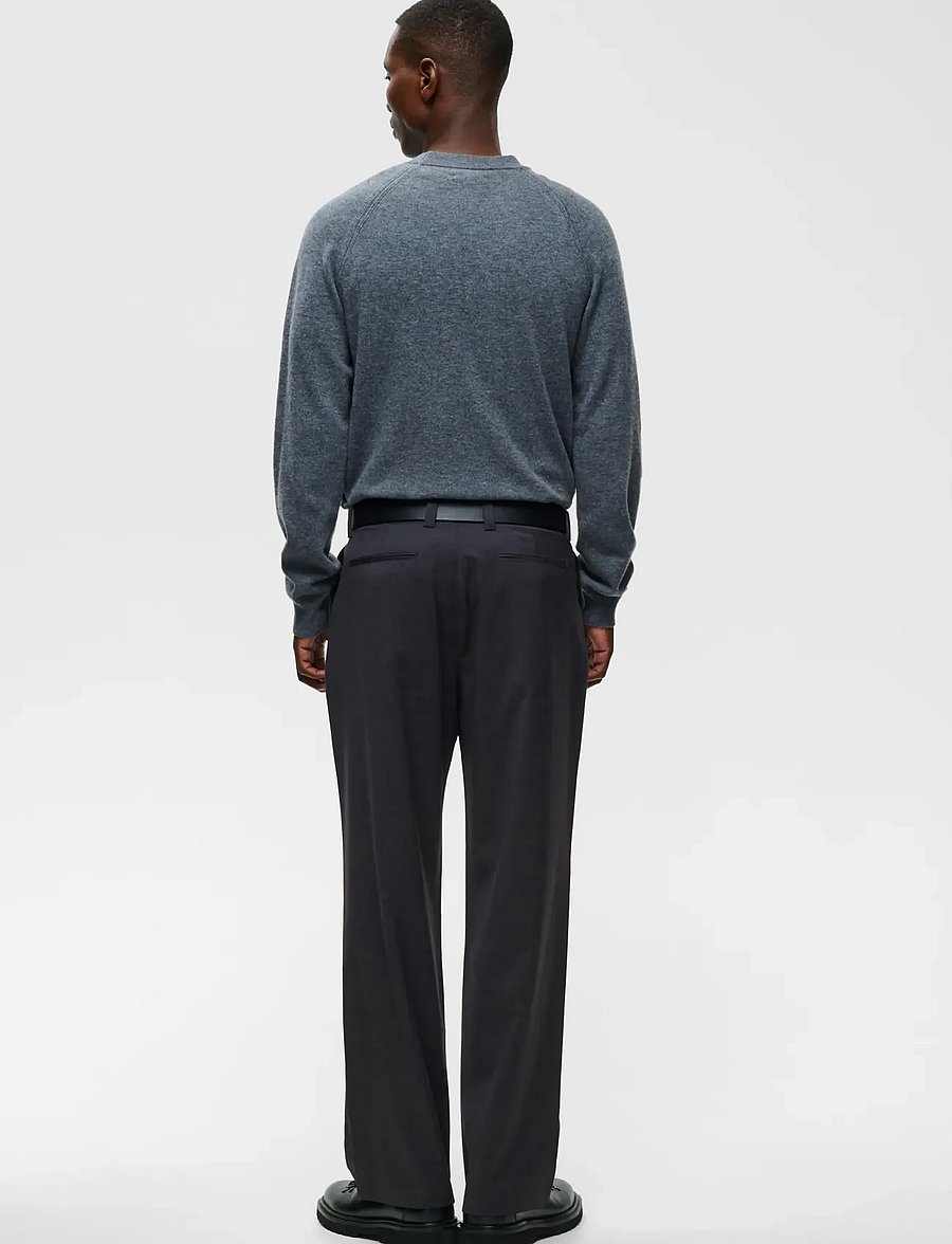 Matinique - MAchino Pleat Pant - casual byxor - forged iron - 3