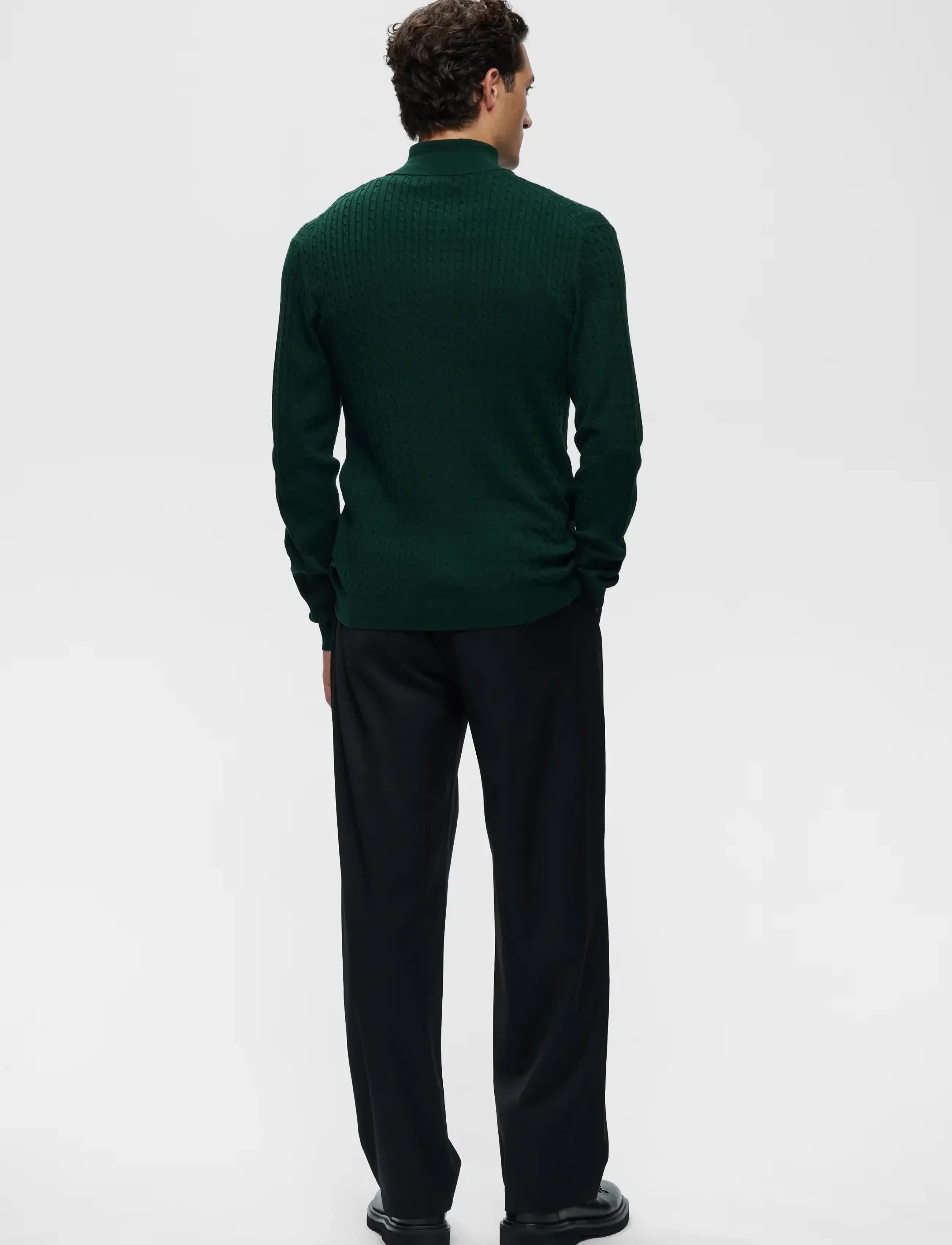 Matinique - MAmason cabel - full zip jumpers - scarab melange - 3