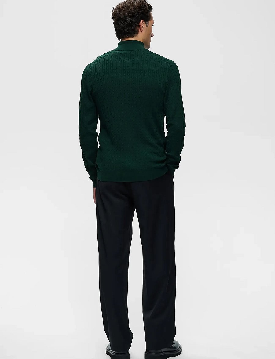 Matinique - MAmason cabel - full zip jumpers - scarab melange - 3