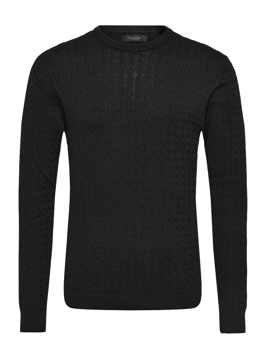 Matinique - MAmargrate Cabel - round necks - black - 0