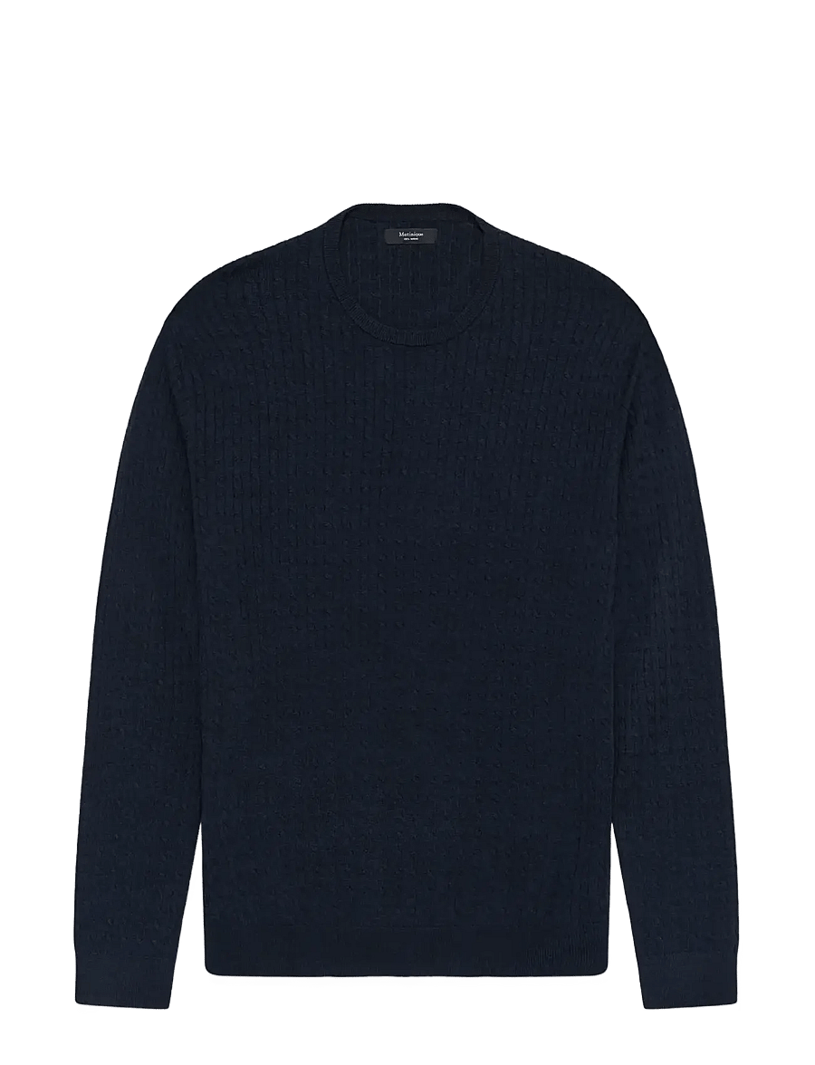 Matinique - MAmargrate Cabel - rundhals - dark navy melange - 1
