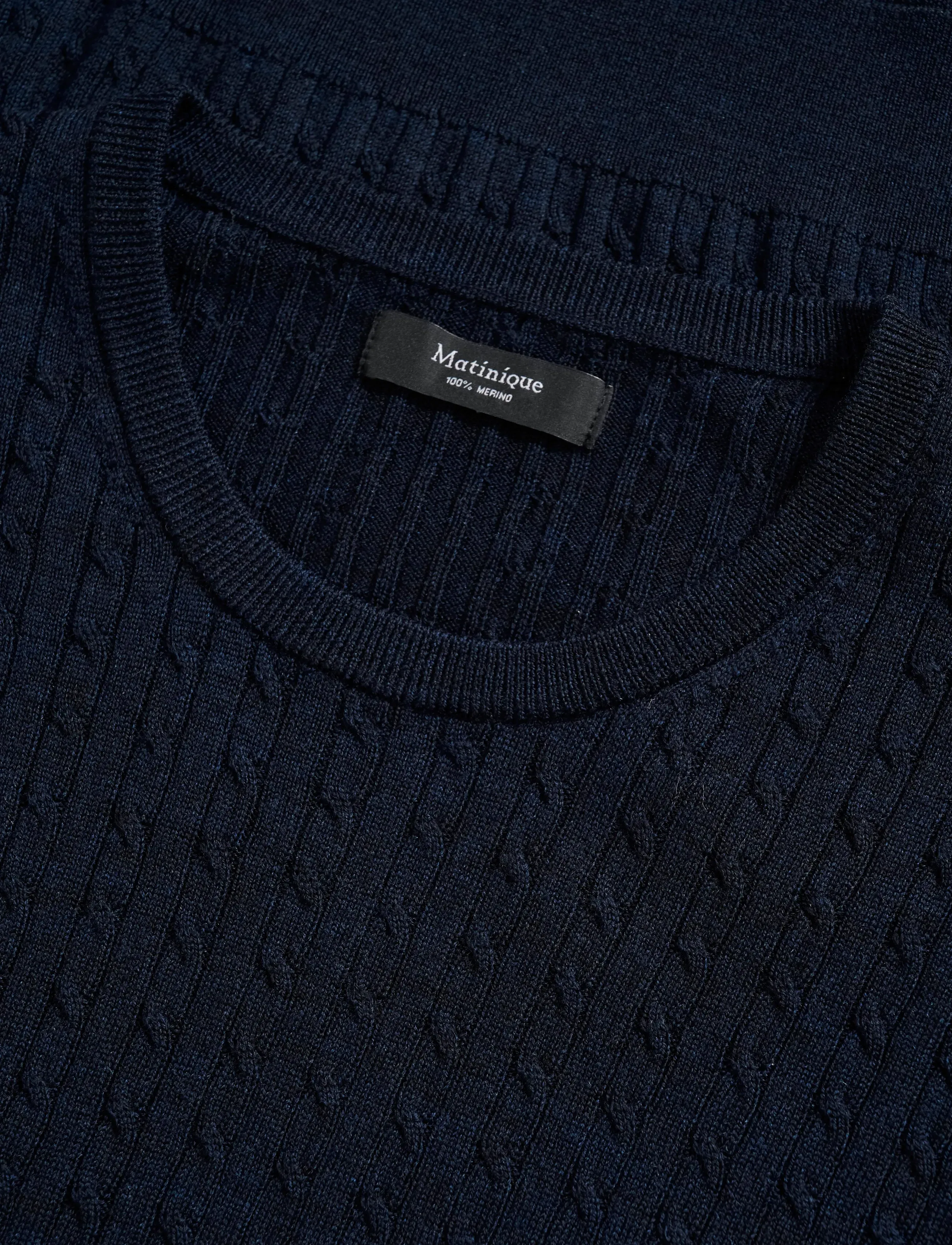 Matinique - MAmargrate Cabel - rundhals - dark navy melange - 5