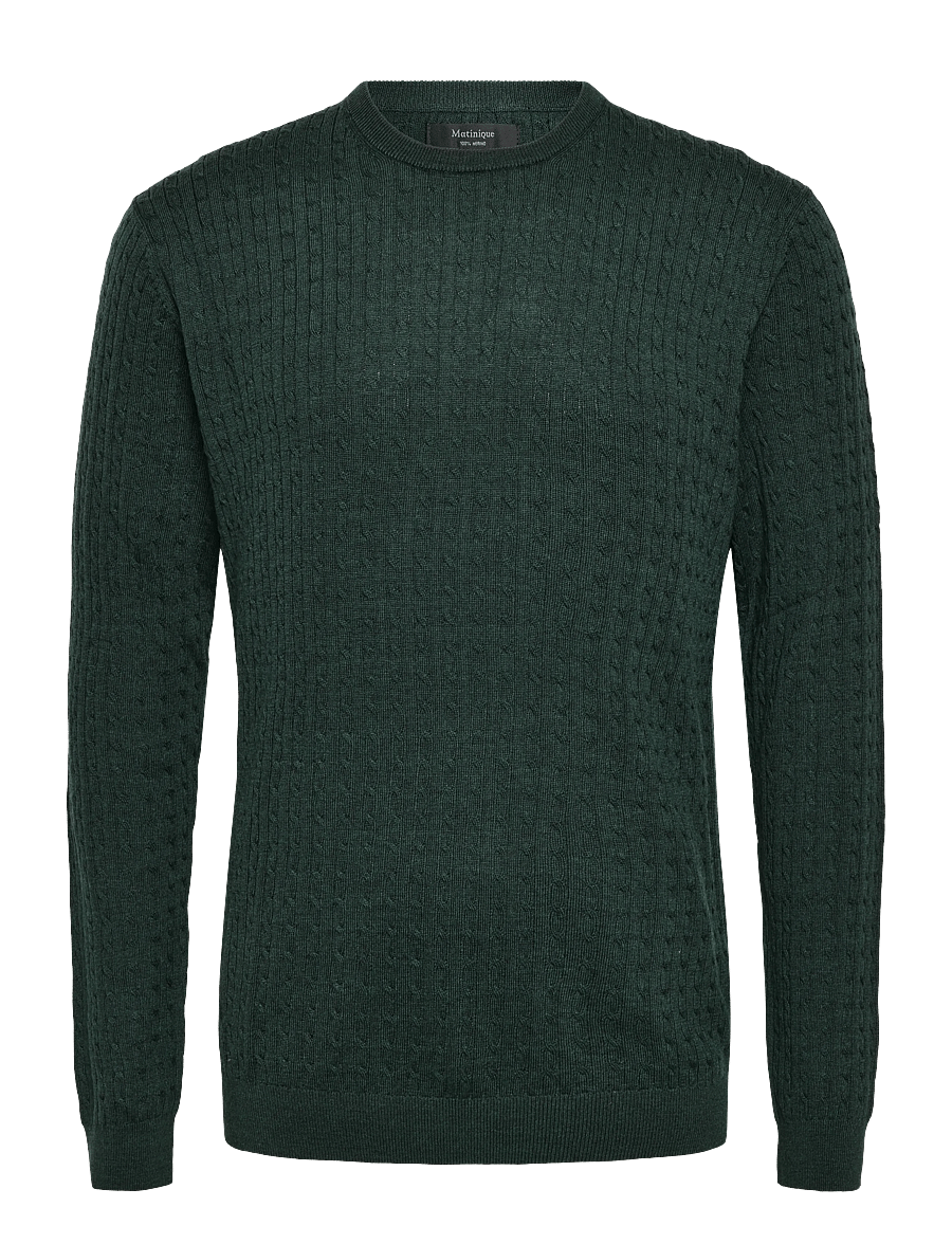 Matinique - MAmargrate Cabel - round necks - scarab melange - 1