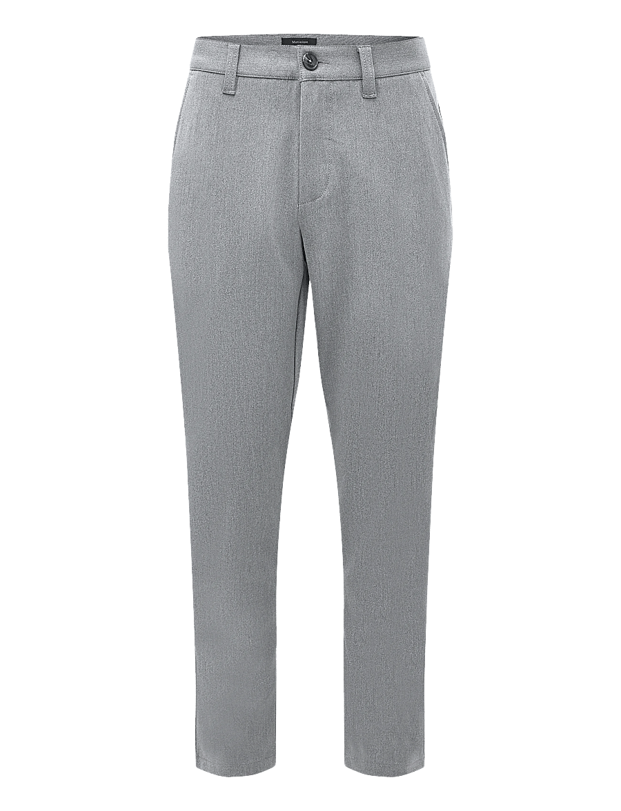 Matinique - MAPristu - casual byxor - medium grey melange - 1