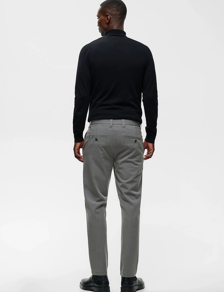 Matinique - MAPristu - casual byxor - medium grey melange - 3