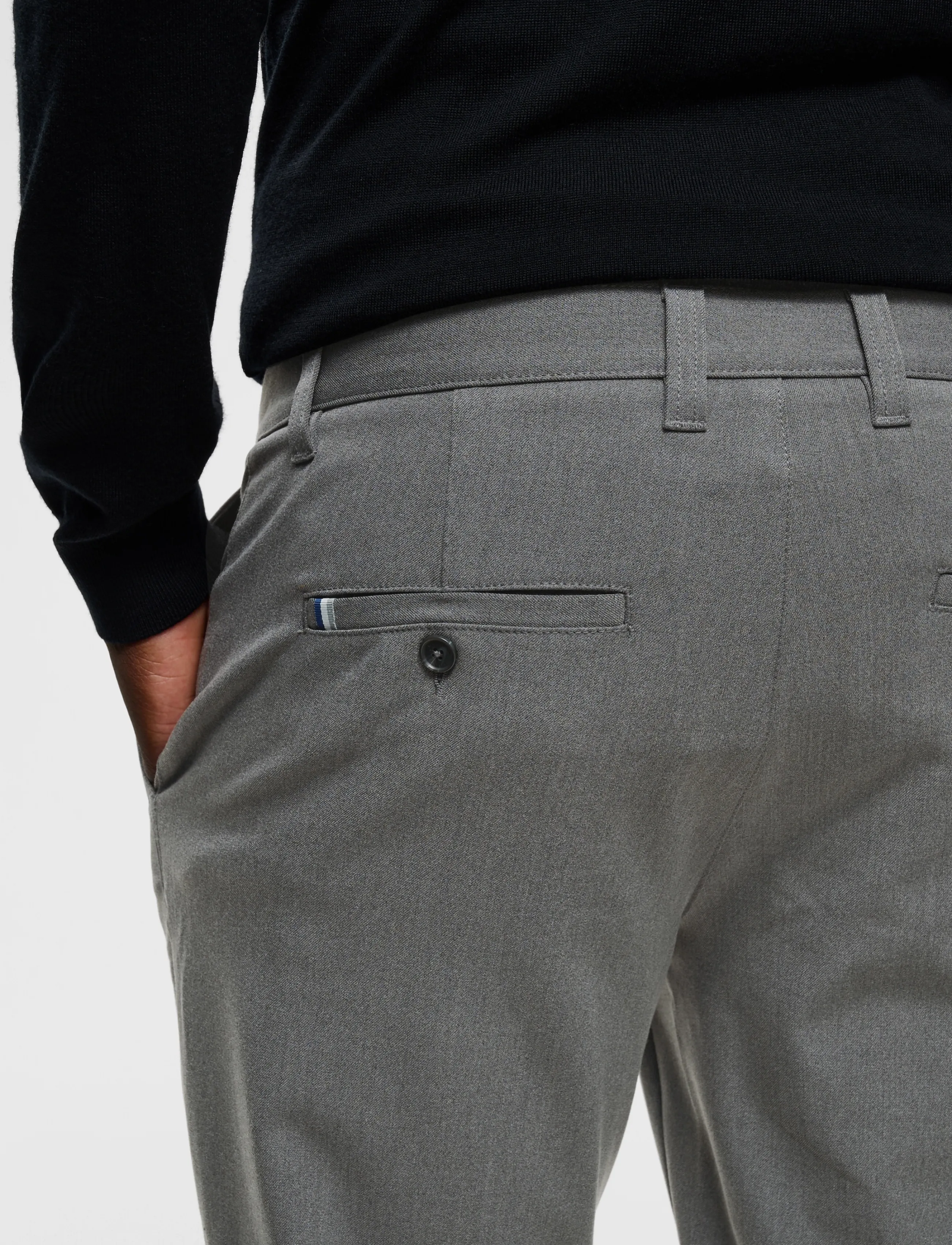 Matinique - MAPristu - casual byxor - medium grey melange - 5