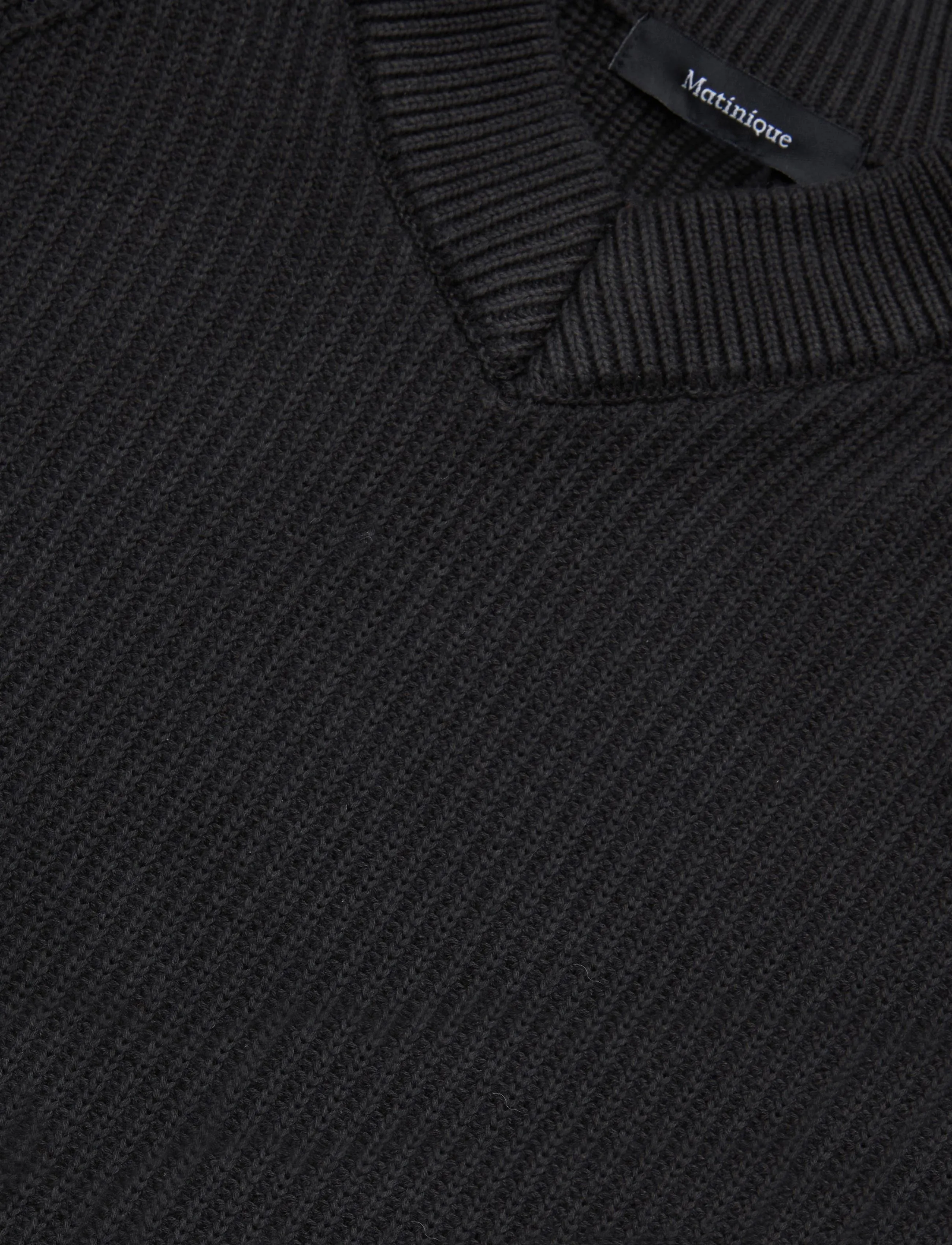 Matinique - MAhellson V - v-ausschnitt - black - 2