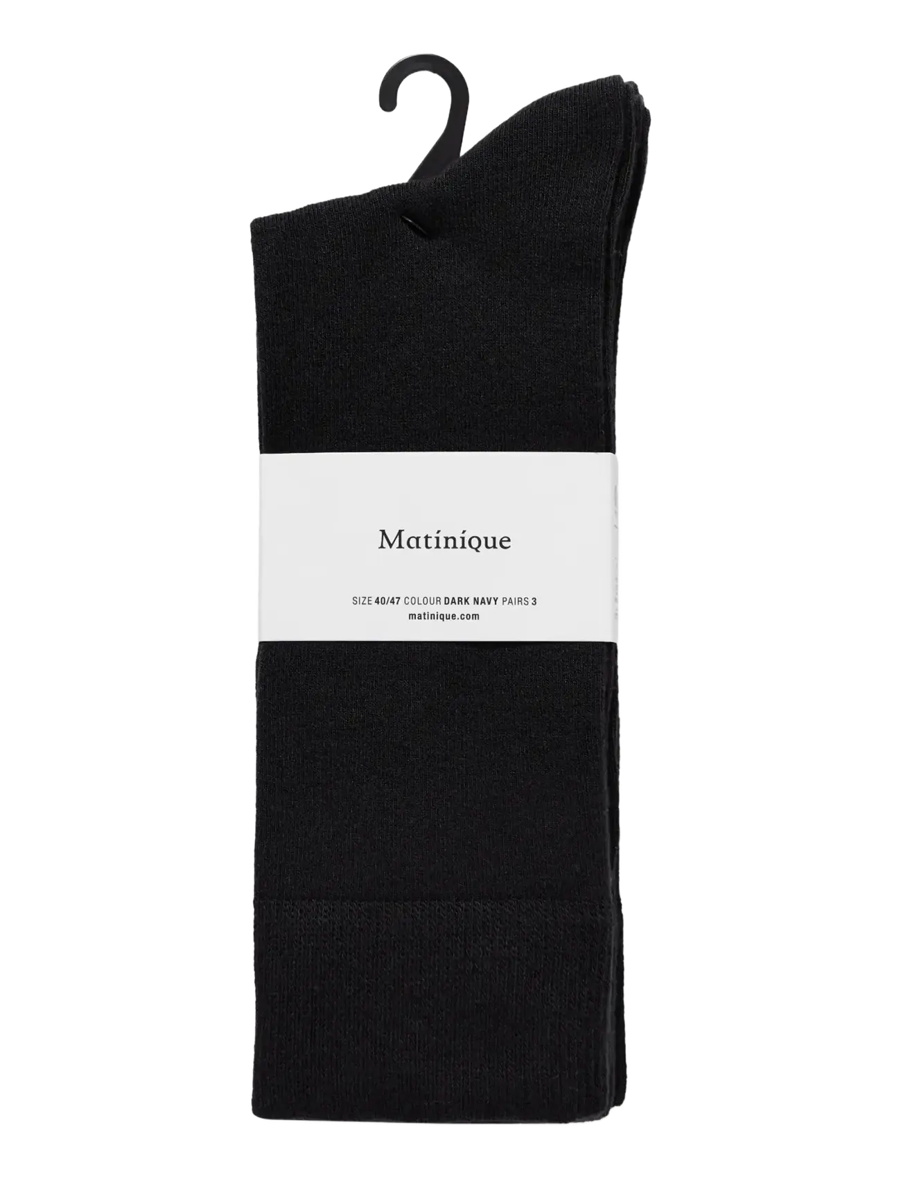 Matinique - MASocks 3-Pack - crew socks - black - 1