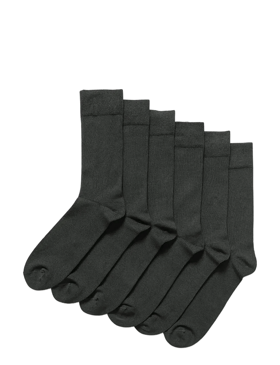 Matinique - MASocks 3-Pack - vanliga strumpor - dark grey melange - 0