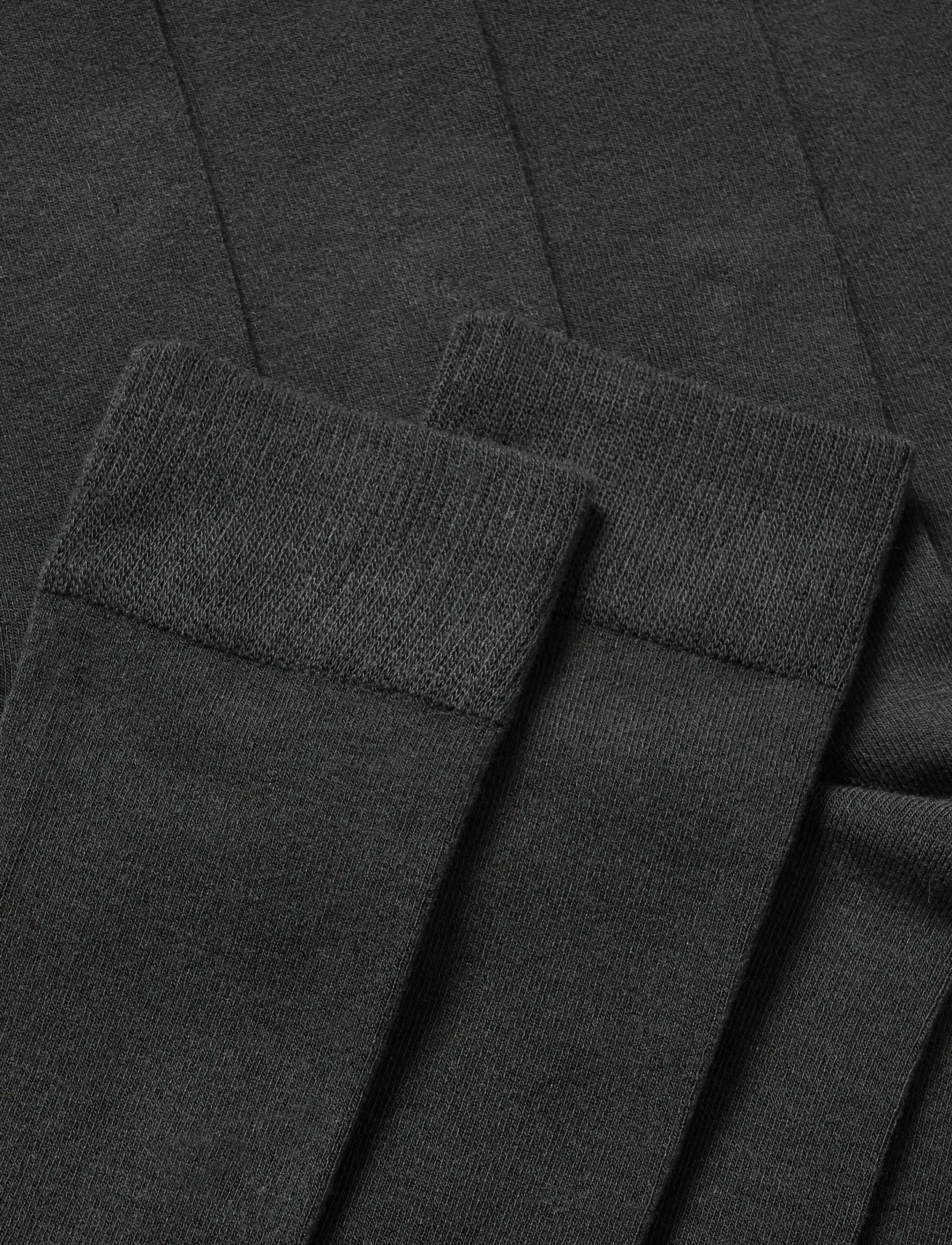 Matinique - MASocks 3-Pack - vanliga strumpor - dark grey melange - 1
