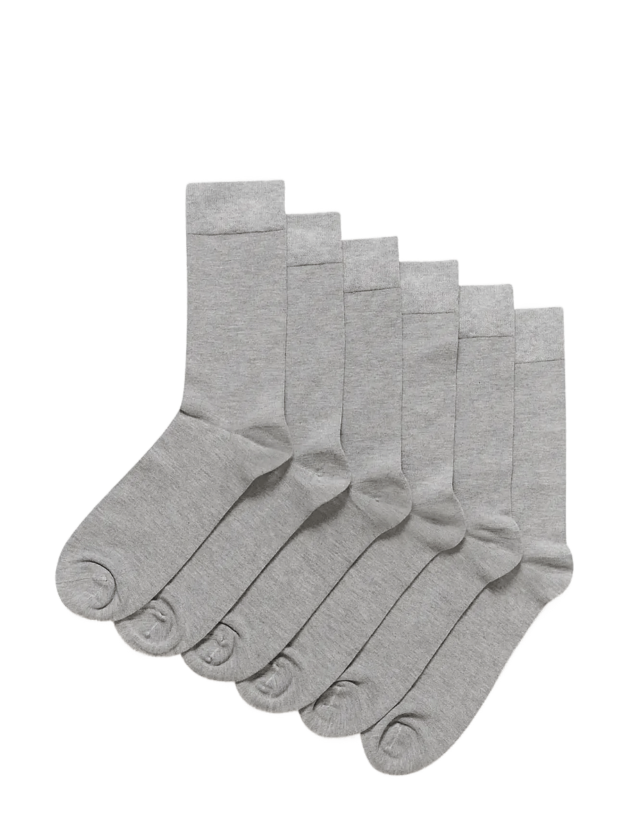 Matinique - MASocks 3-Pack - vanliga strumpor - light grey melange - 0