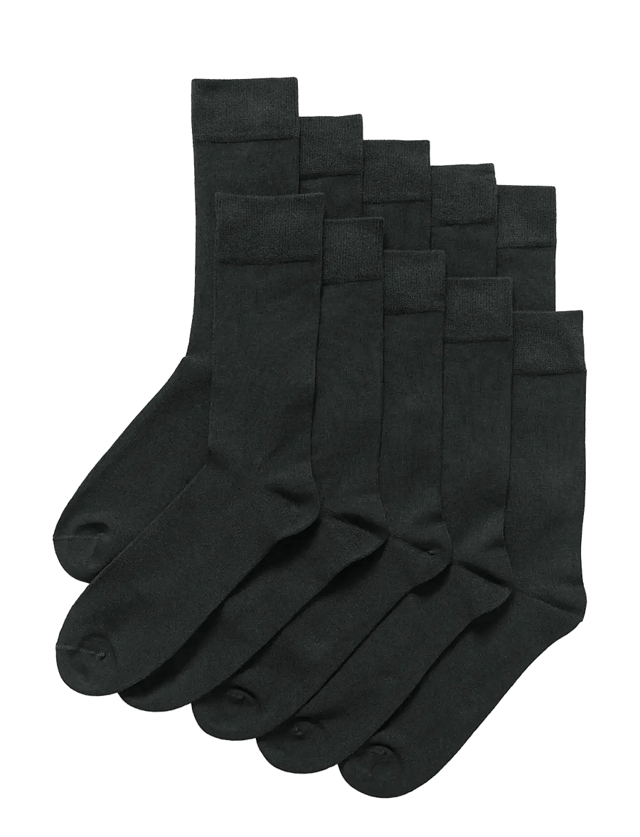 Matinique - MASocks 5-pack - vanliga strumpor - dark grey melange - 0