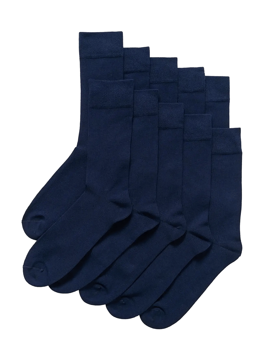 Matinique - MASocks 5-pack - vanliga strumpor - dark navy - 0