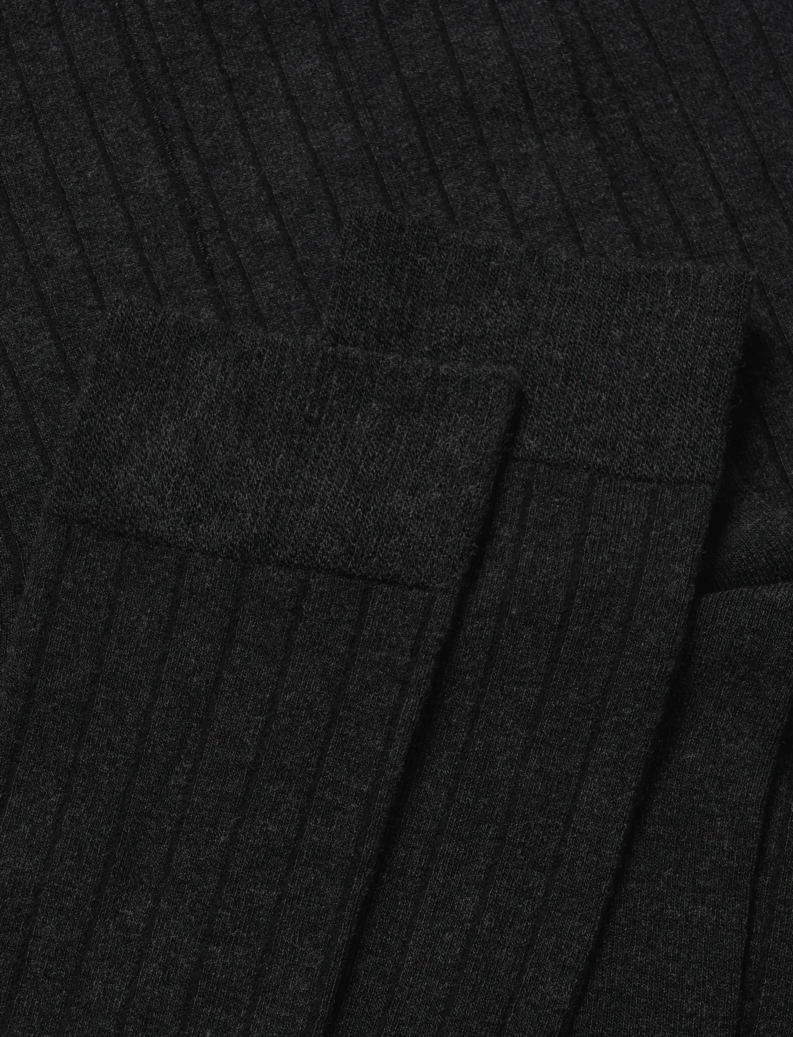 Matinique - MASocks rib 3-Pack - crew socks - black - 2
