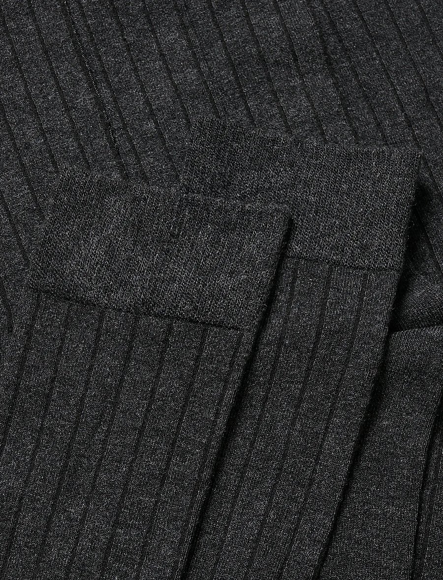 Matinique - MASocks rib 3-Pack - vanliga strumpor - dark grey melange - 1