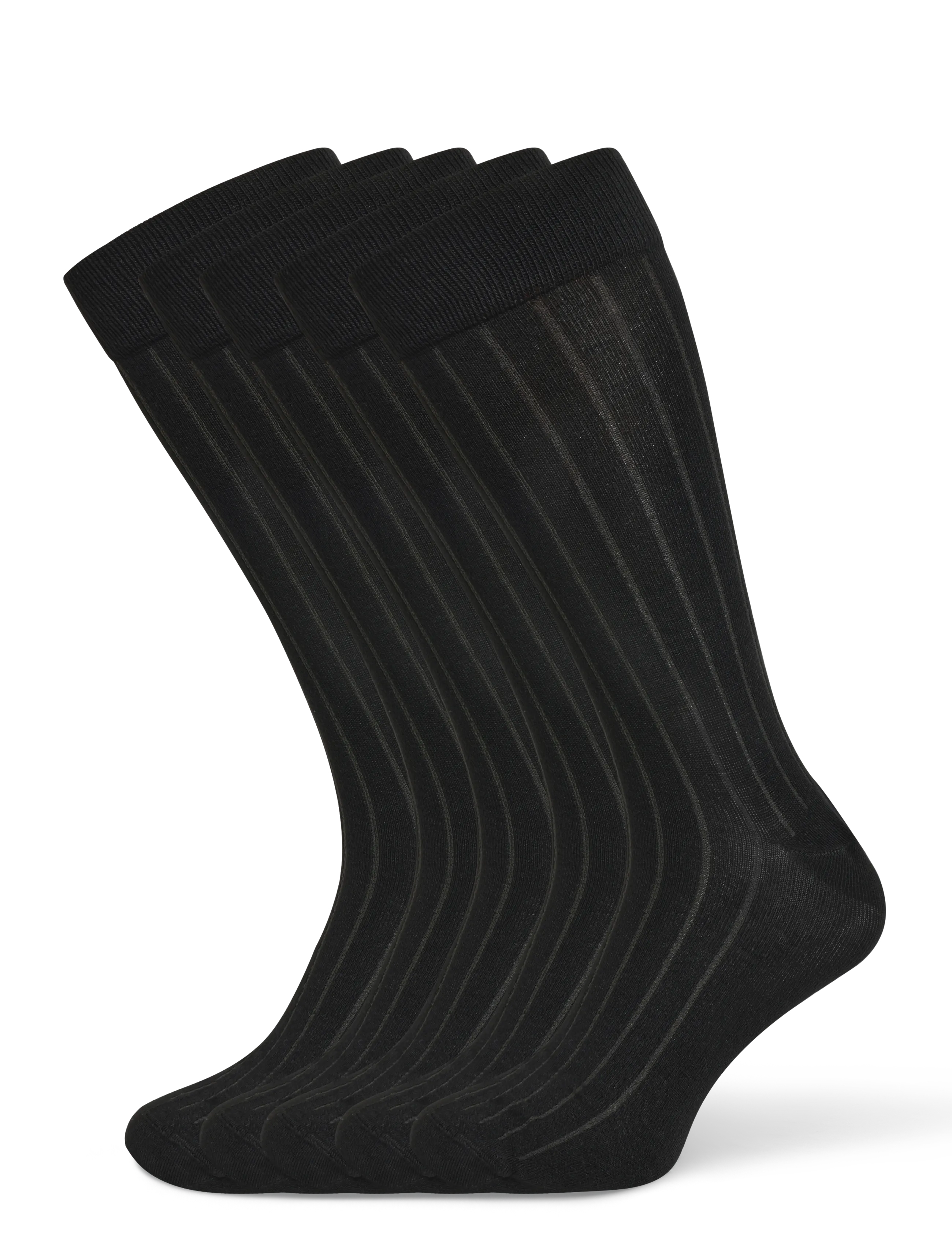 Matinique MASocks rib 5-pack - Kollektionen - BLACK / black