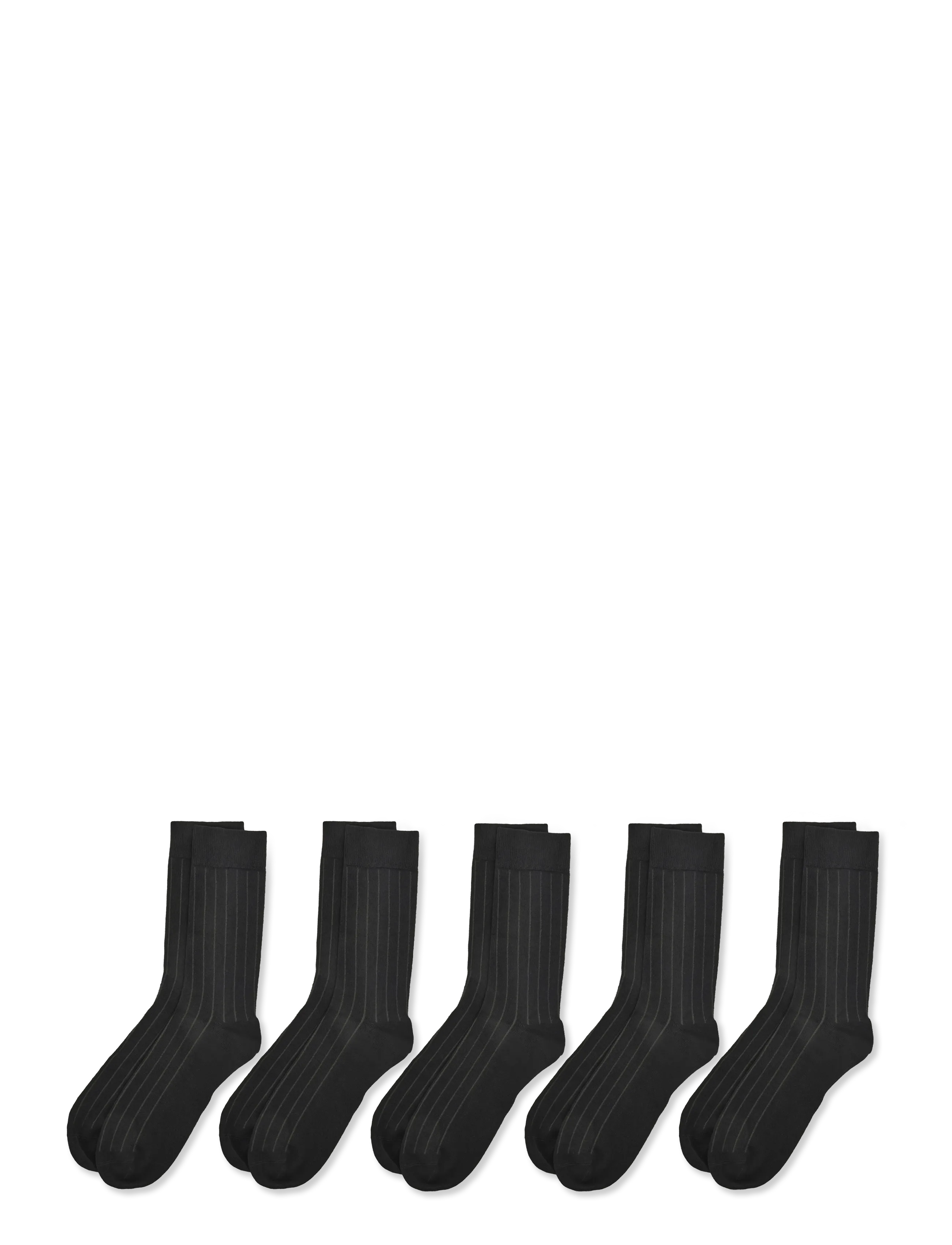 Matinique - MASocks rib 5-pack - tennissocken - black - 1
