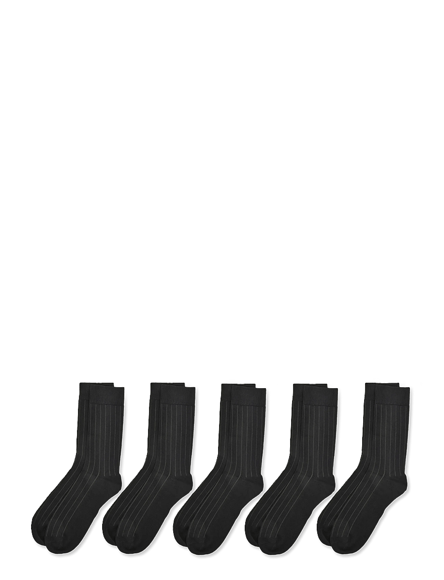 Matinique - MASocks rib 5-pack - tennissocken - black - 1